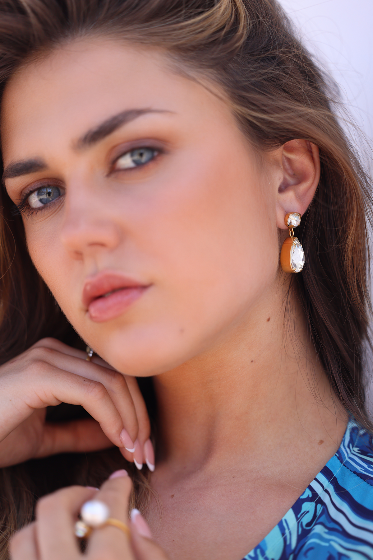 Billie Crystal earrings