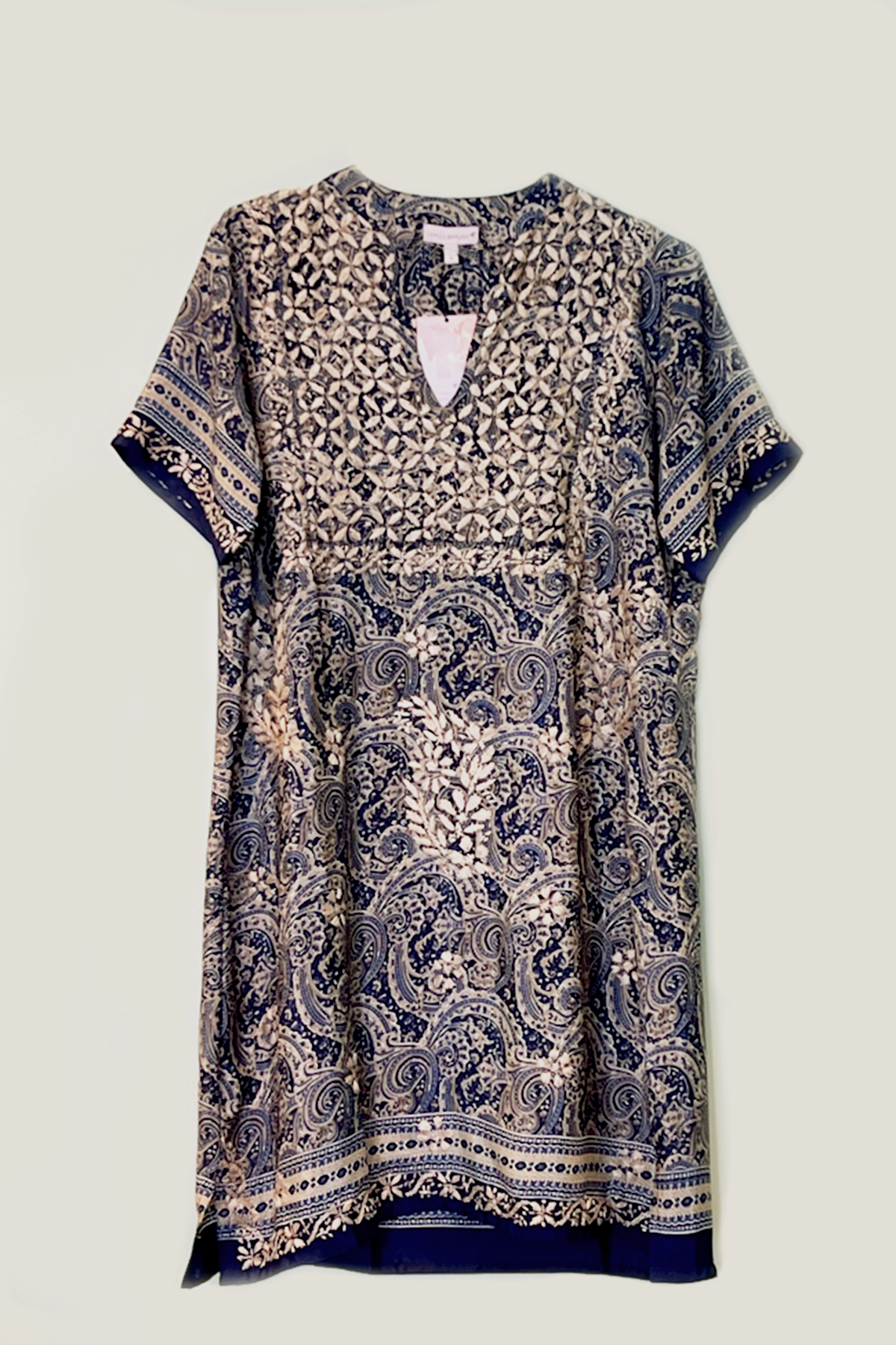 NB! PRE-ORDER Meghan silk dress - Provence Paisley