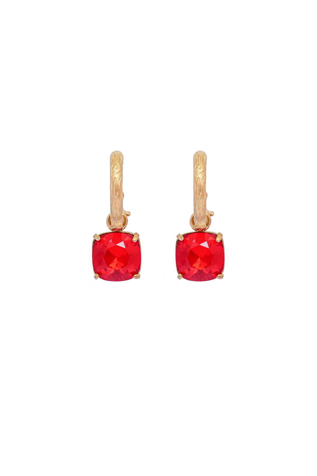 Carla Swarovski earrings - Light Siam