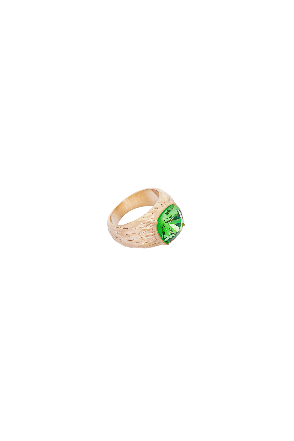 Carla Swarovski ring - Dark moss