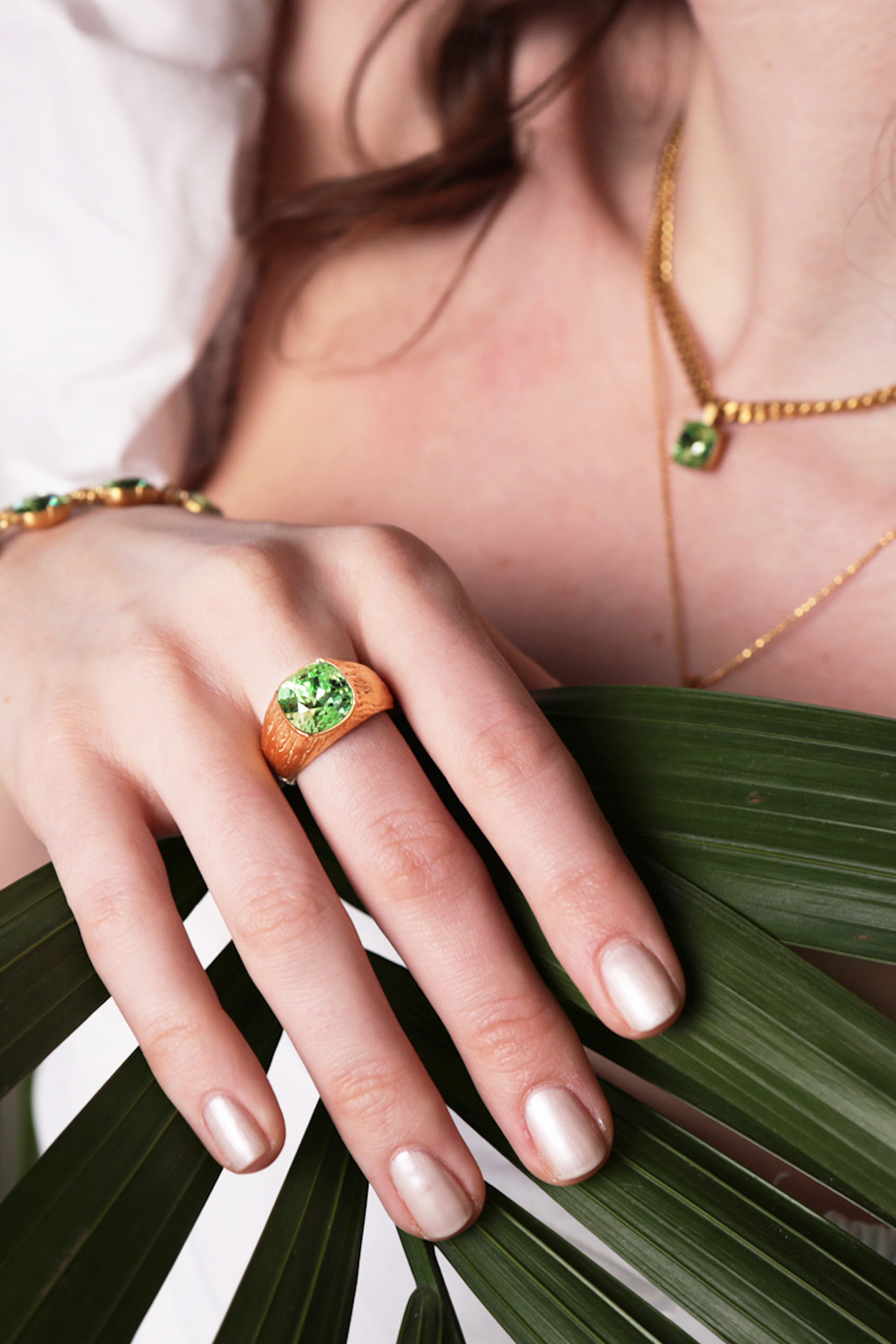 Carla Swarovski ring - Peridot