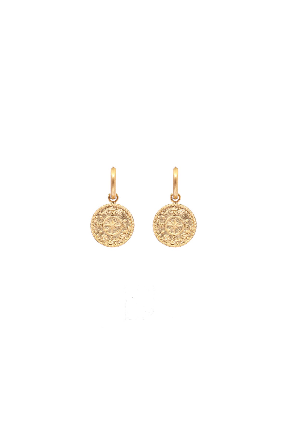 Compass earrings