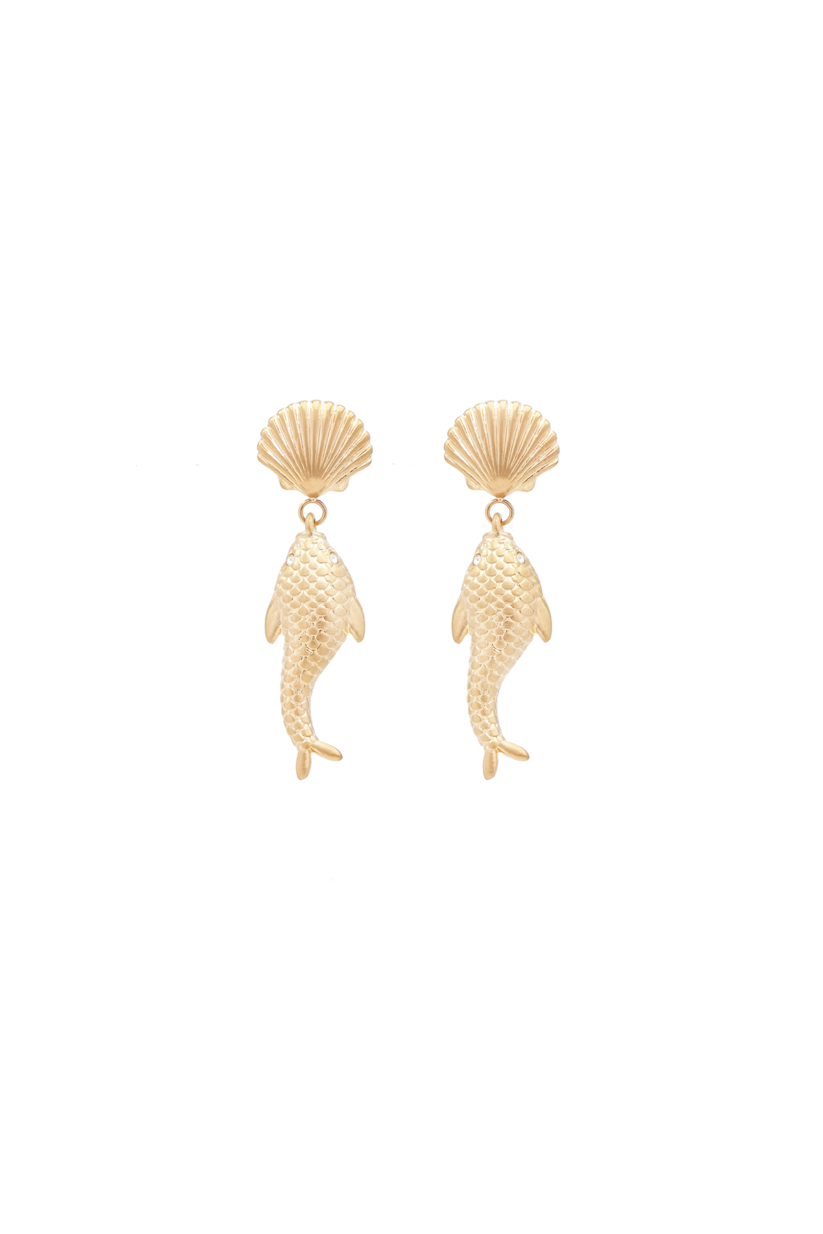 Salmon earrings