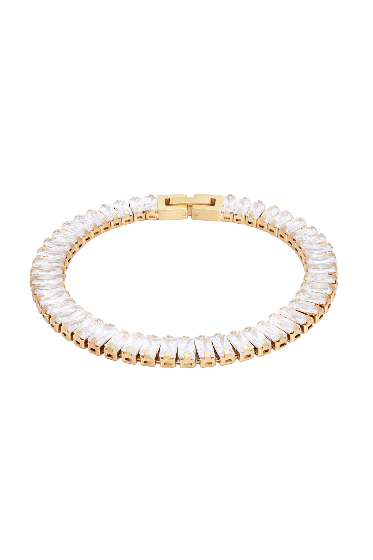 Haley Crystal Bracelet - Clear