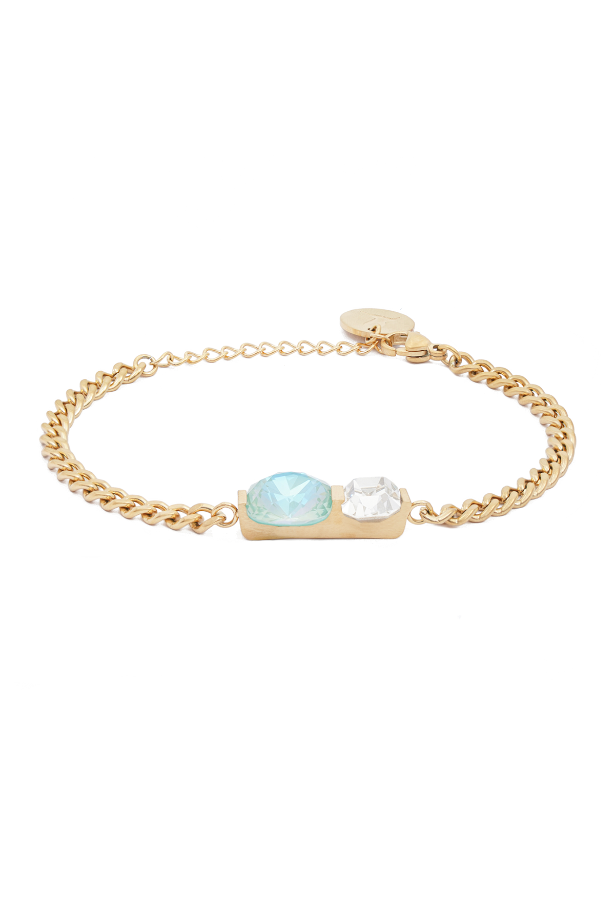 Hermione Swarovski bracelet - Desert Sage