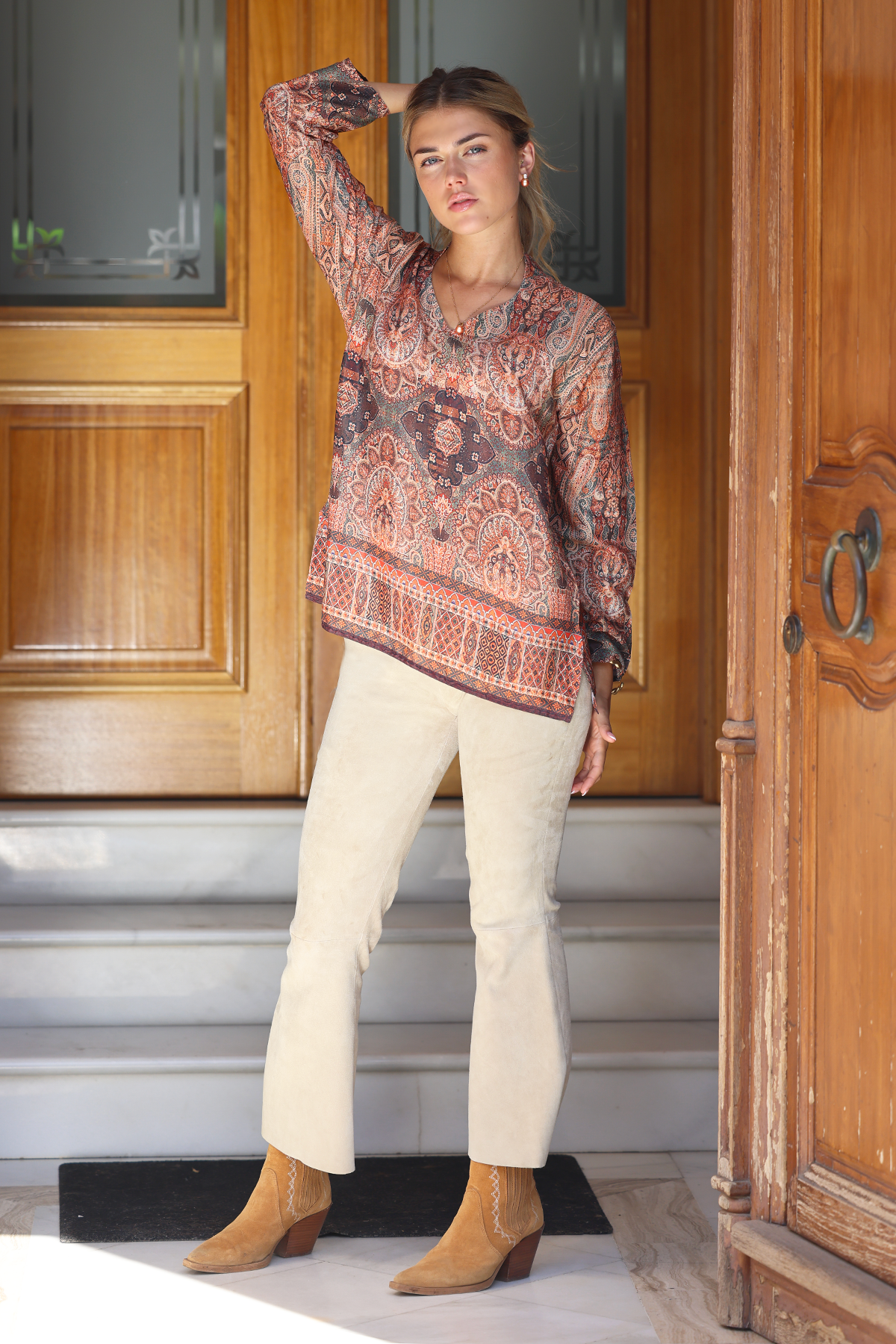 Silk blouse, St. Thomas