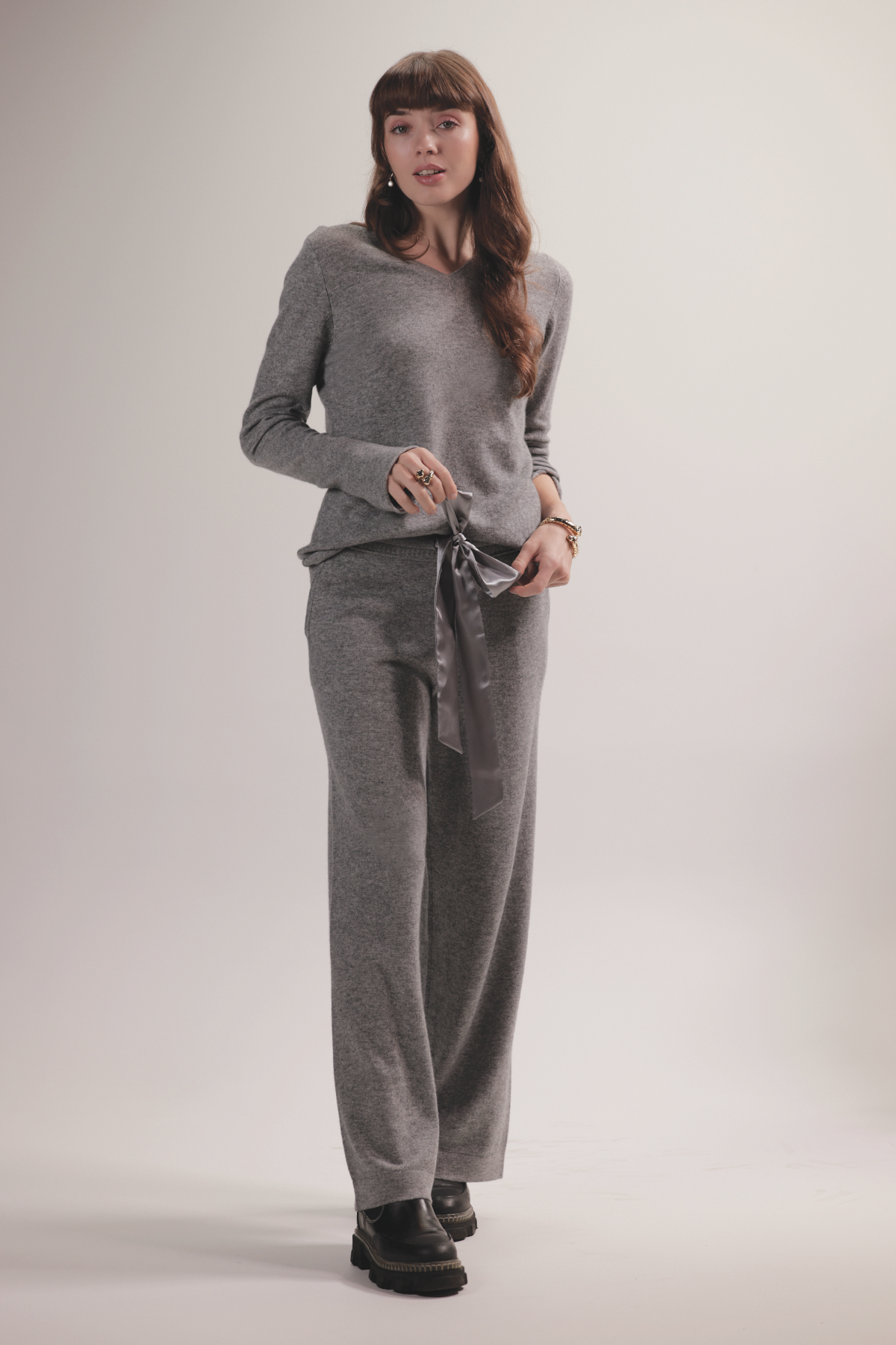 Iben wool sweater - Stone grey