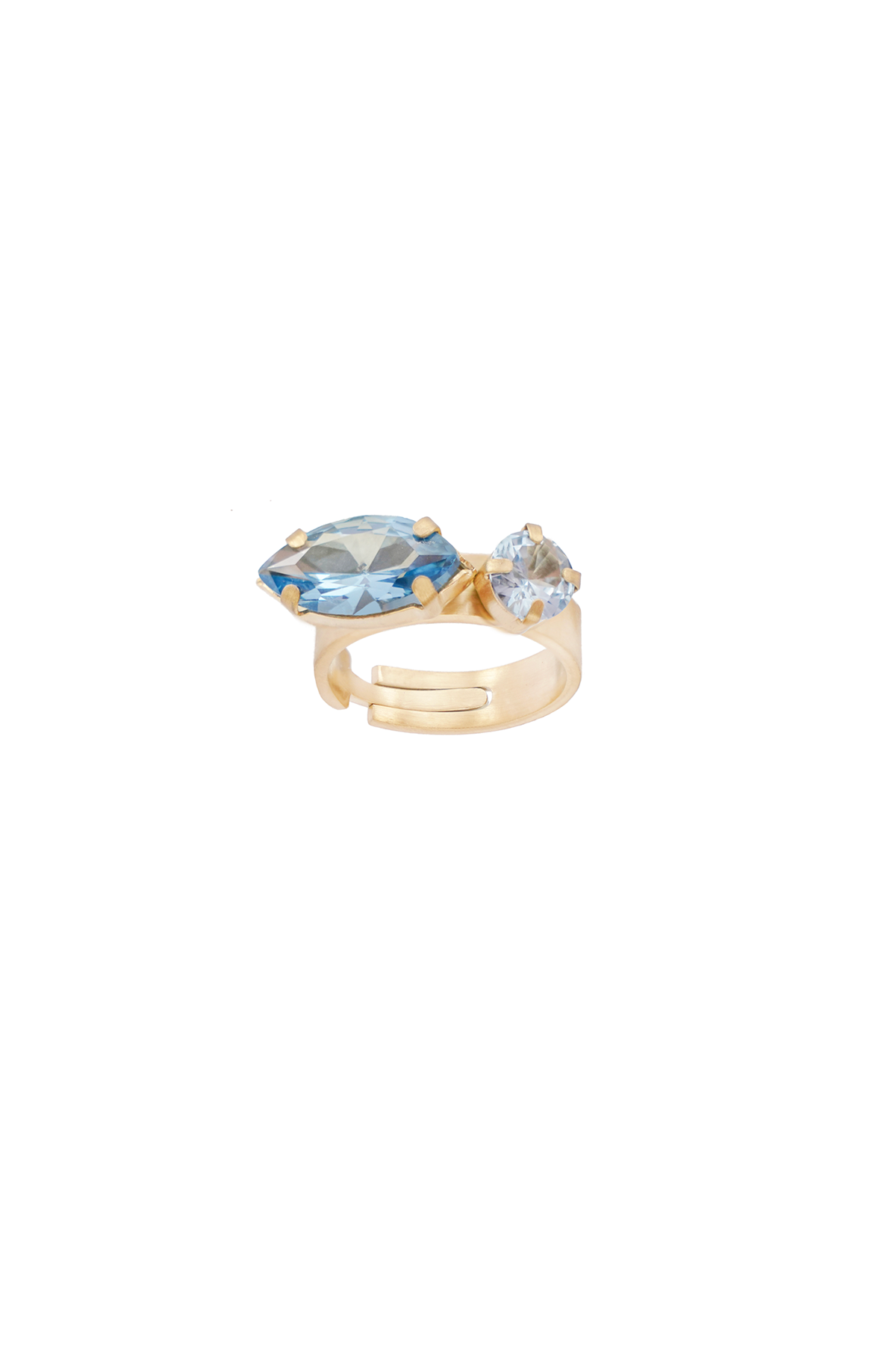 Maggie ring, Blue - Adjustable