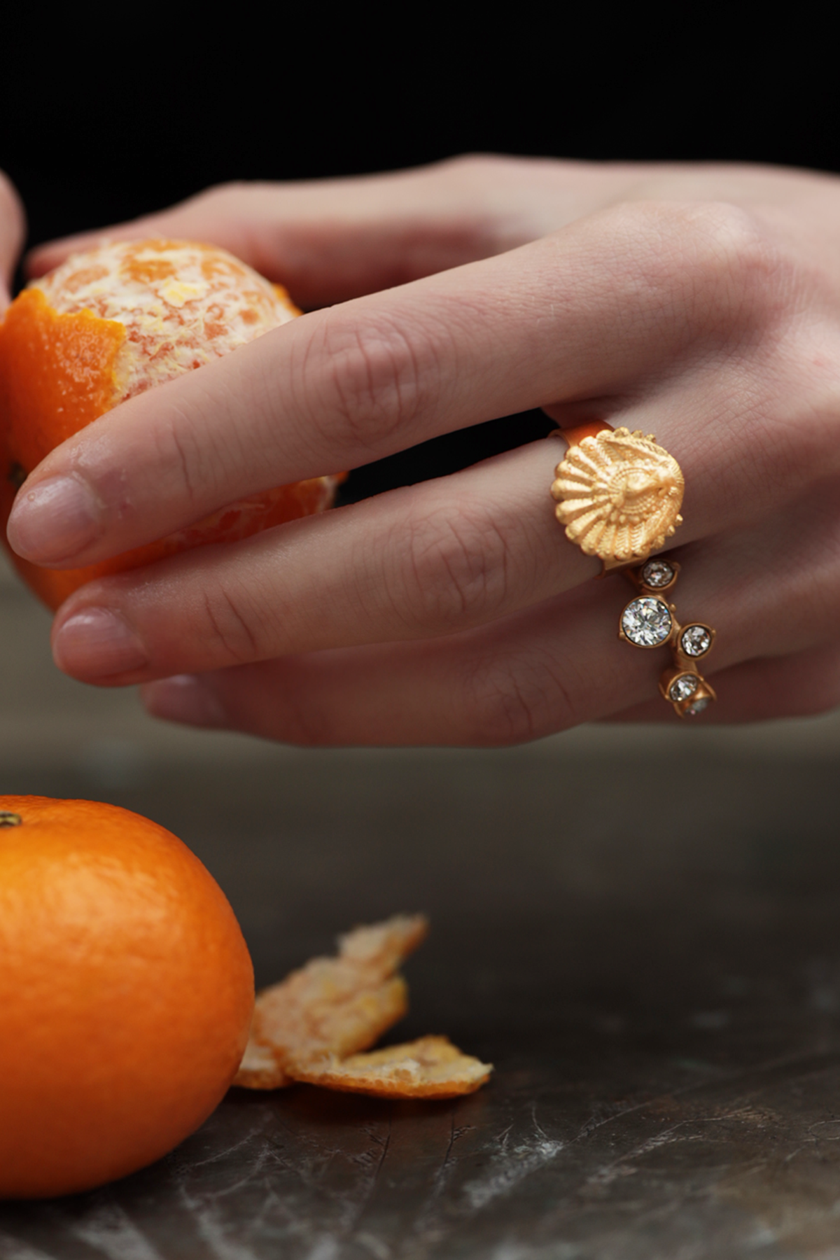 Peacock ring - Adjustable