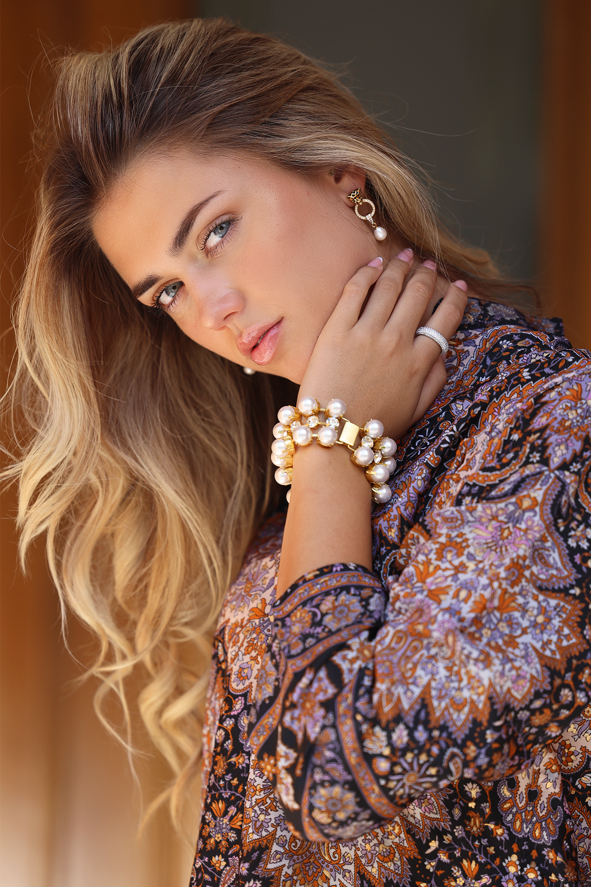 Luxury pearl bracelet