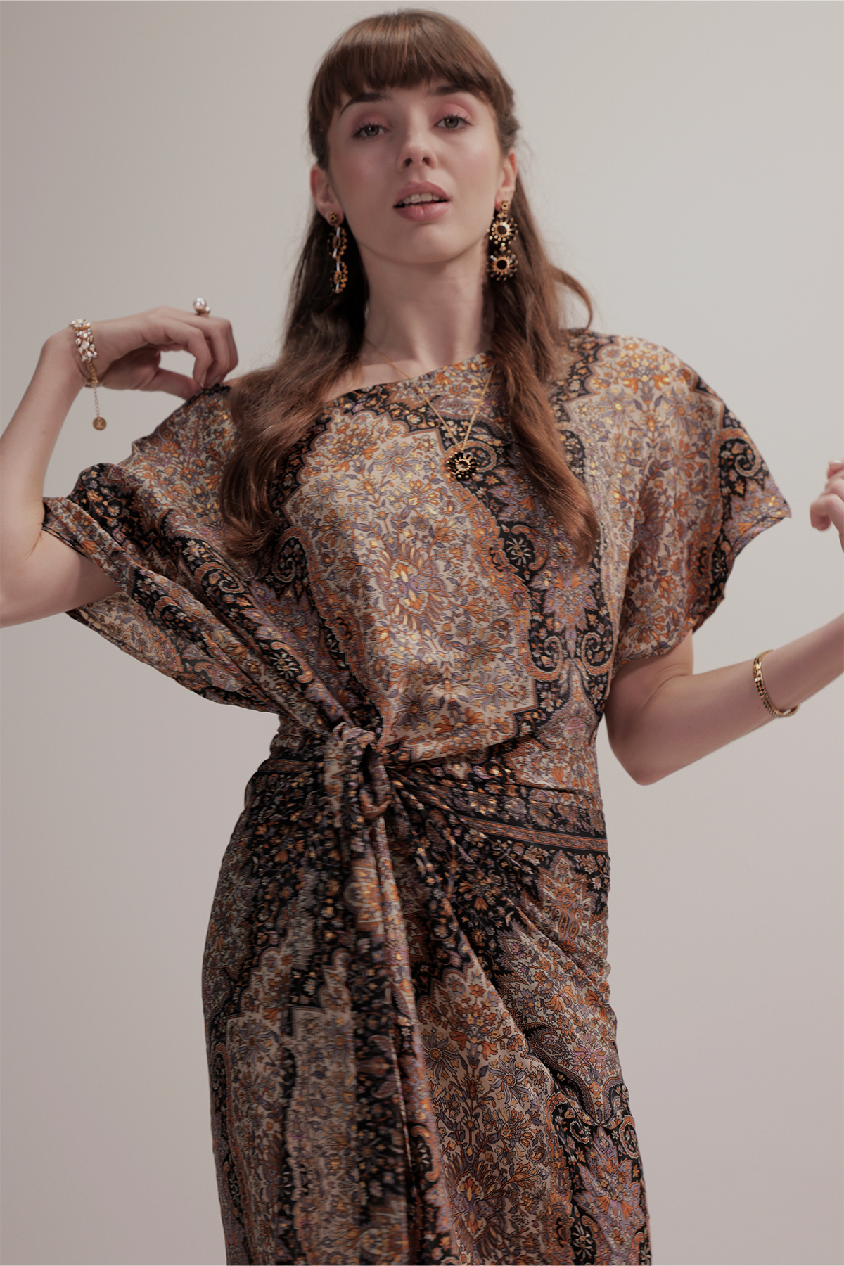 NB! PRE-ORDER Millie silk dress - Nassau