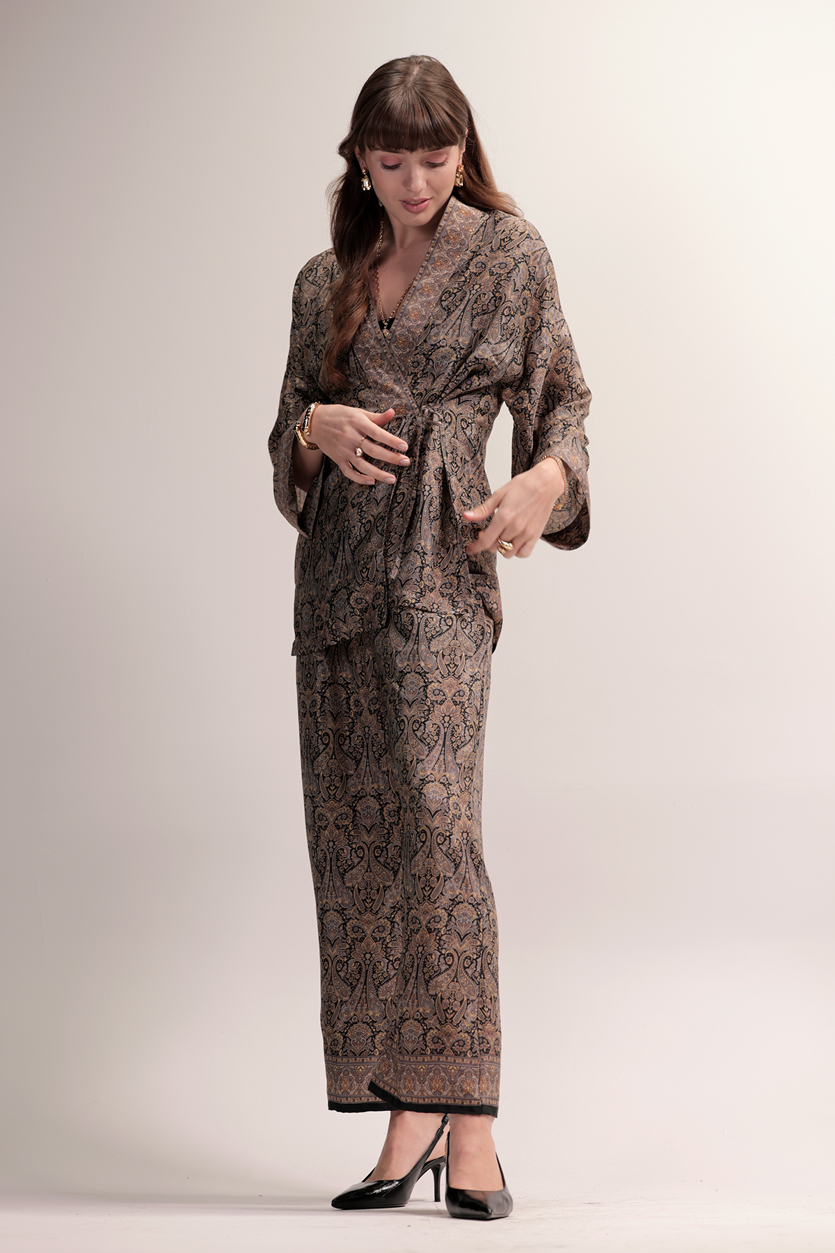 Silk kimono top, Samsara