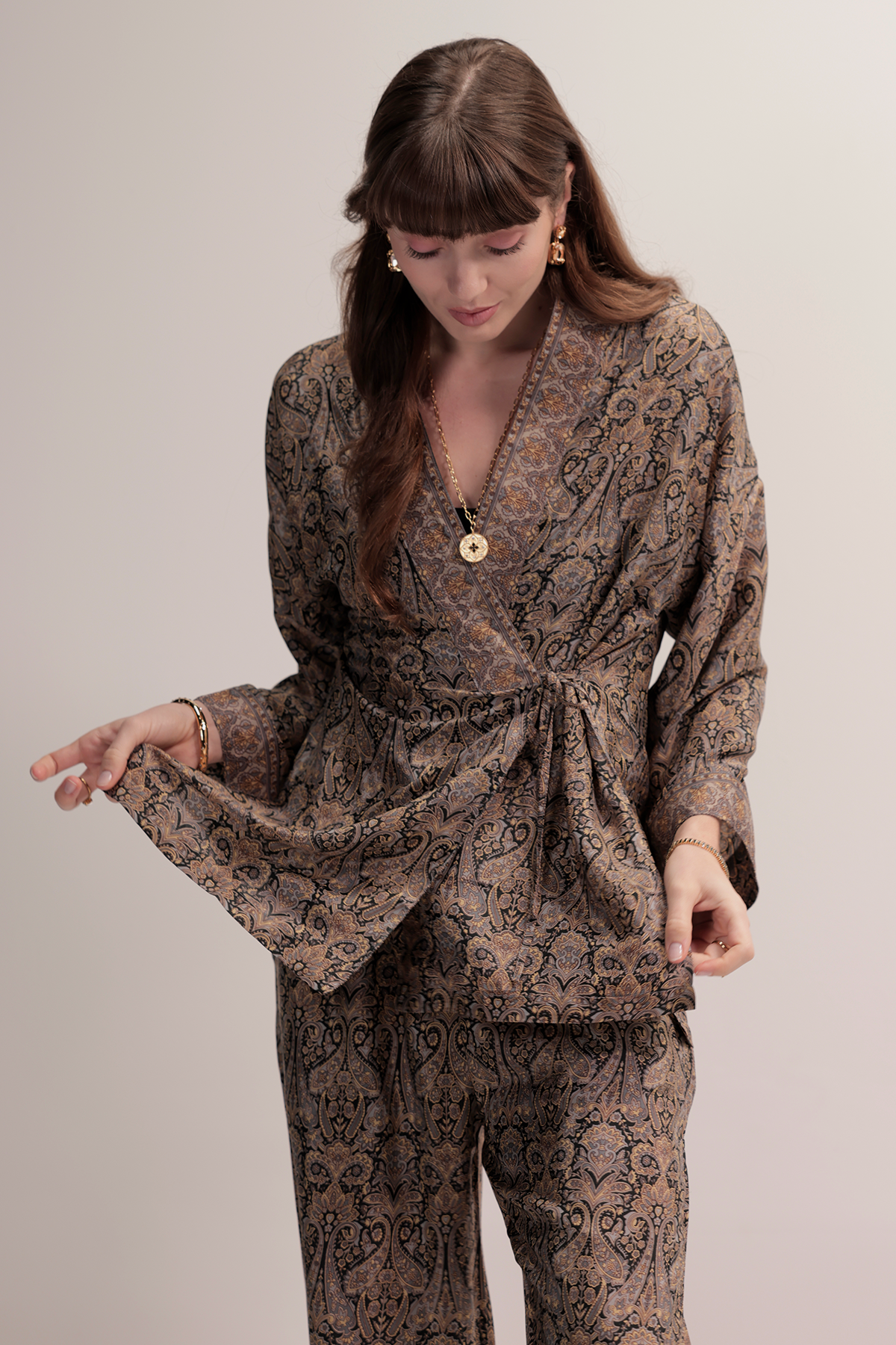 Silk kimono top, Samsara