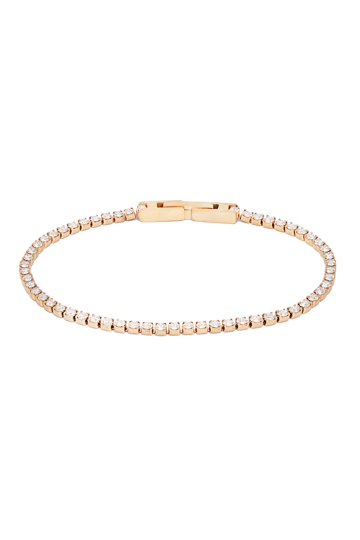 Tennis bracelet, Clear