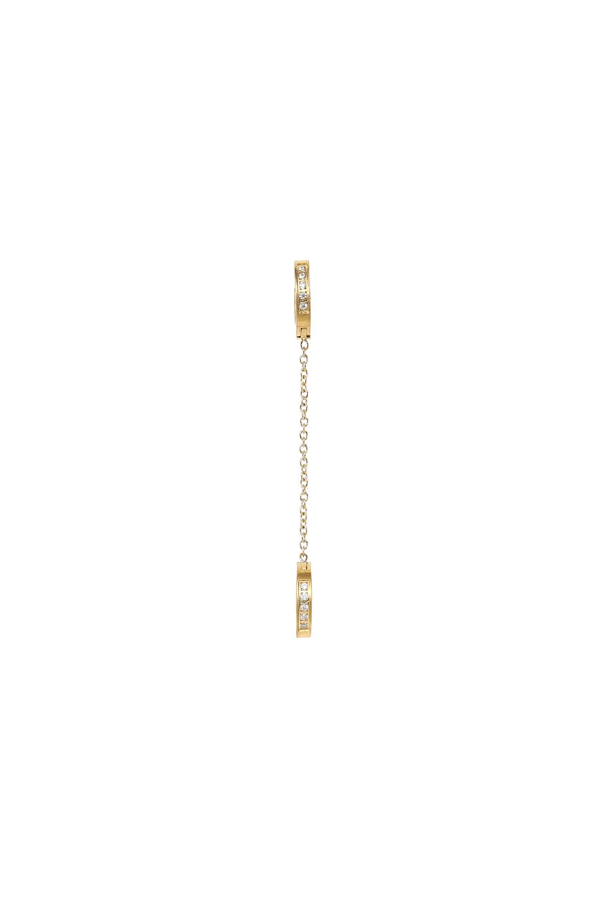 Wild double hoop earrings