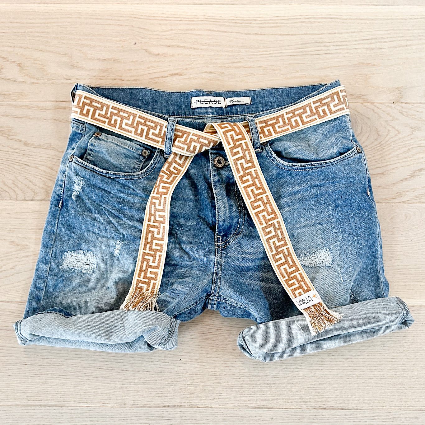 Tie belt - Athens beige