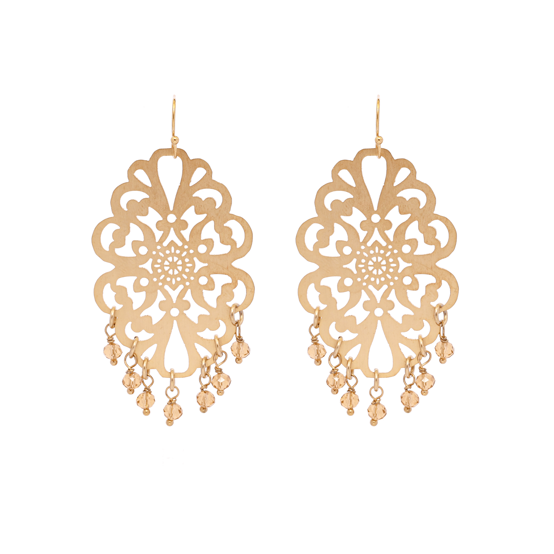 Amanda floral filigree earrings