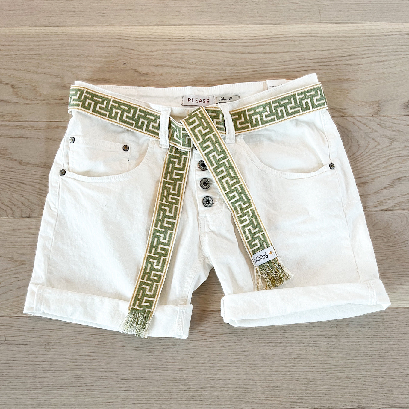 Tie belt - Athens green