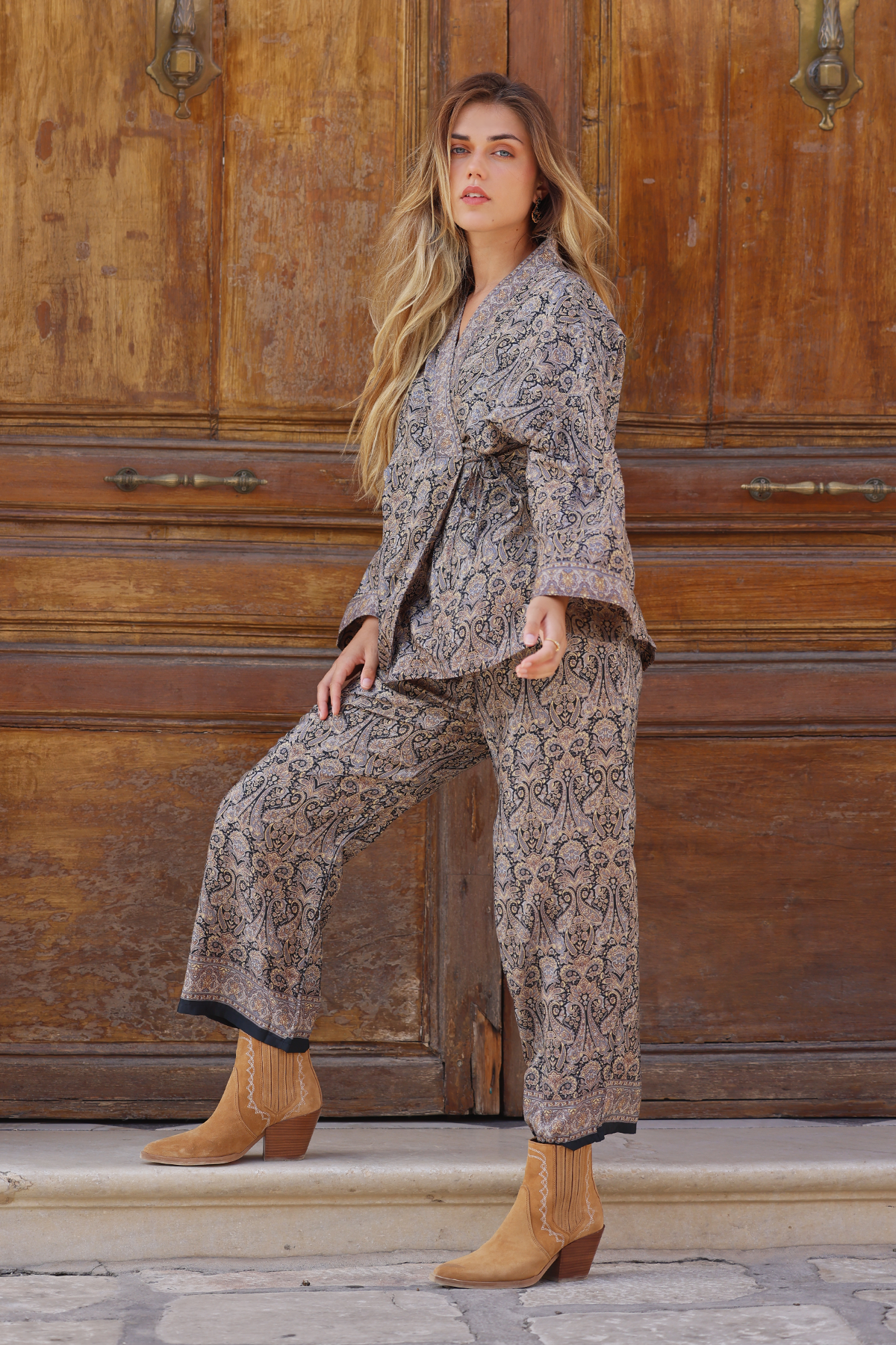 Silk kimono top, Samsara