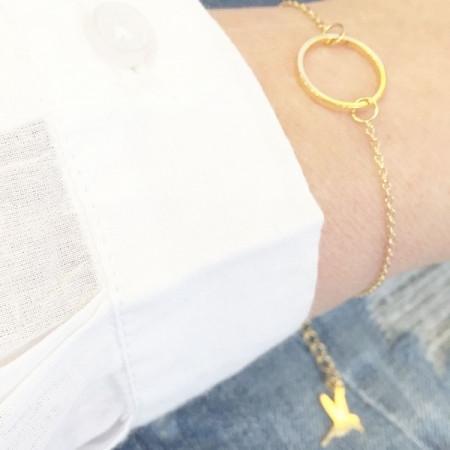Karma armbånd, gull fra Farmhousedesign.no