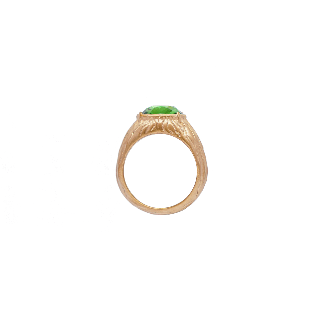 Carla Swarovski ring - Dark moss