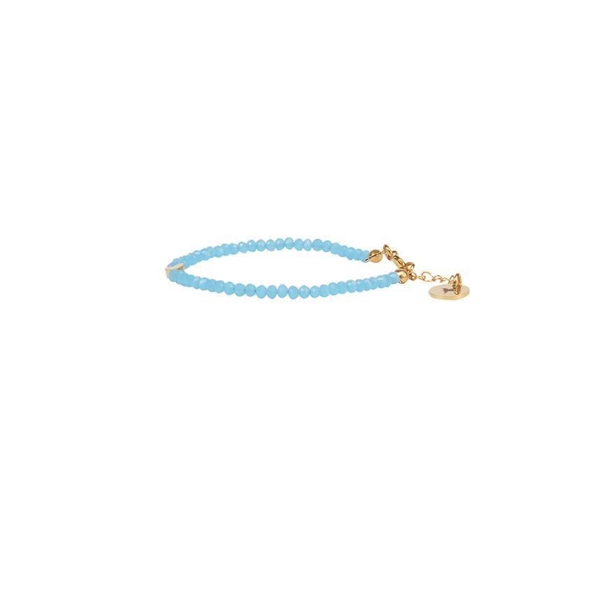 Fanny crystal bracelet - Tropical blue