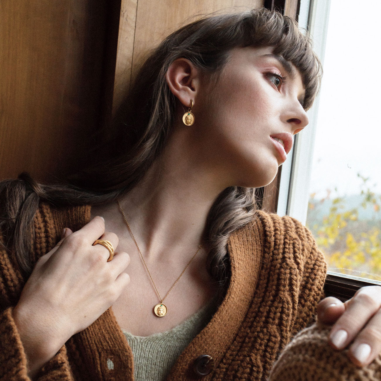 Buddha earrings