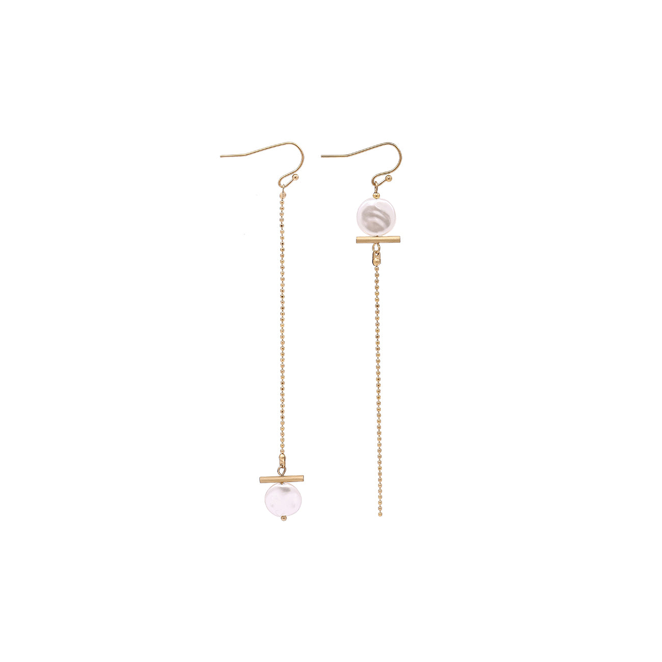 Nova asymmetrical earrings