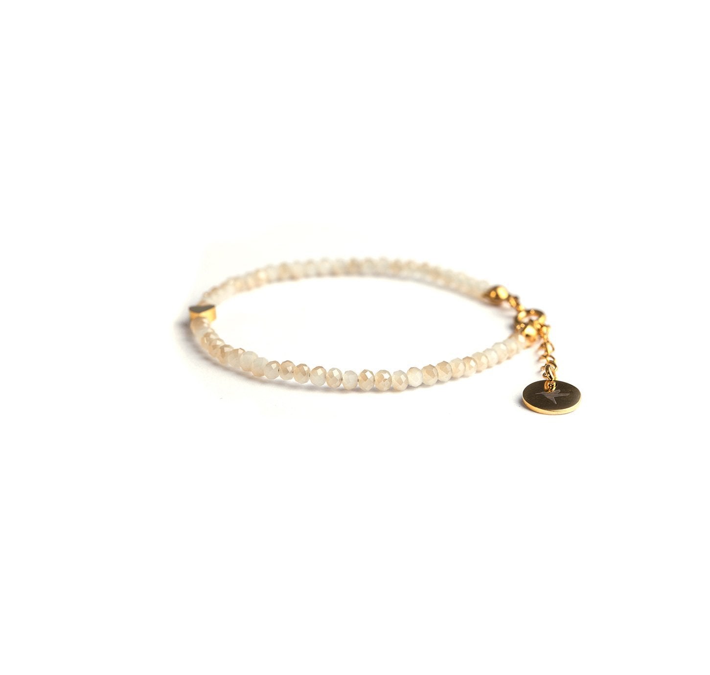 Fanny crystal bracelet - Ivory