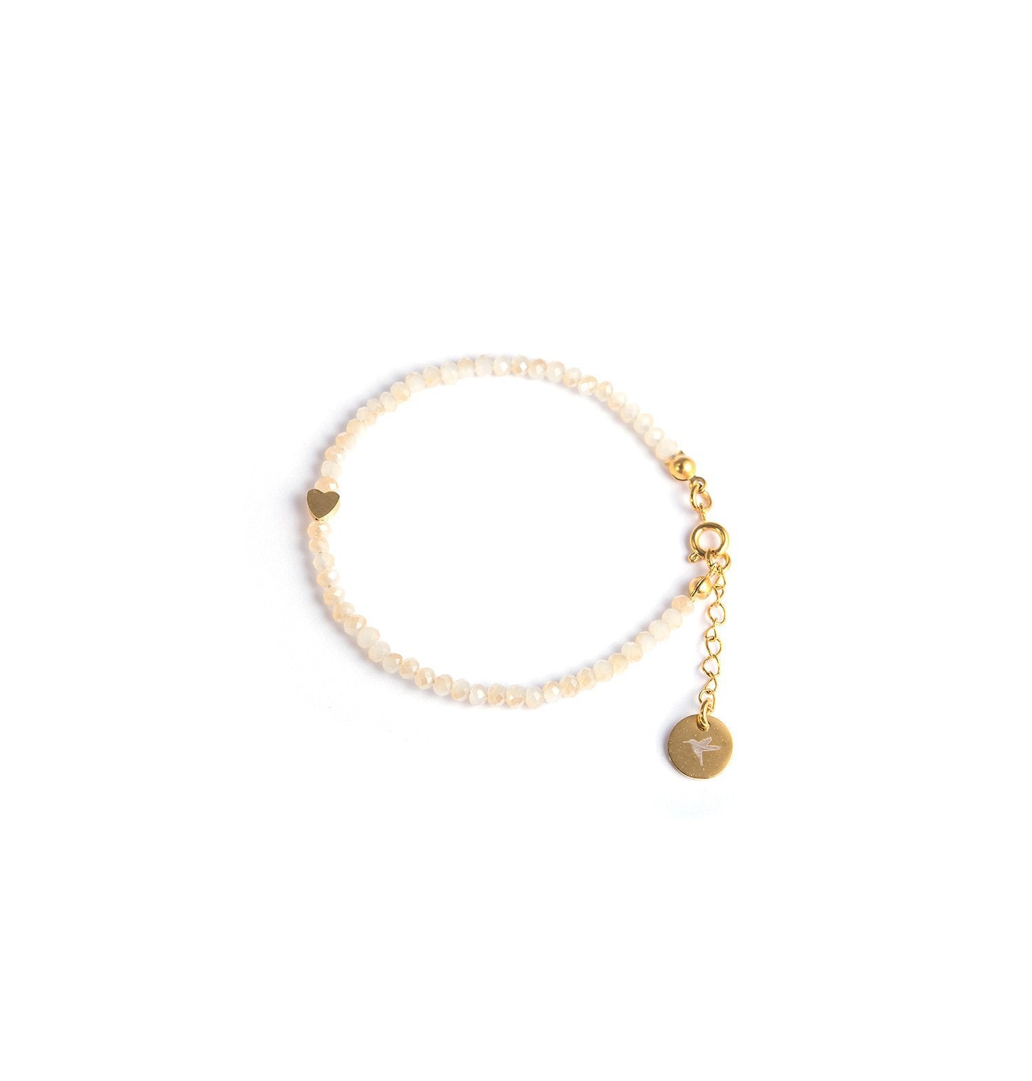 Fanny crystal bracelet - Ivory