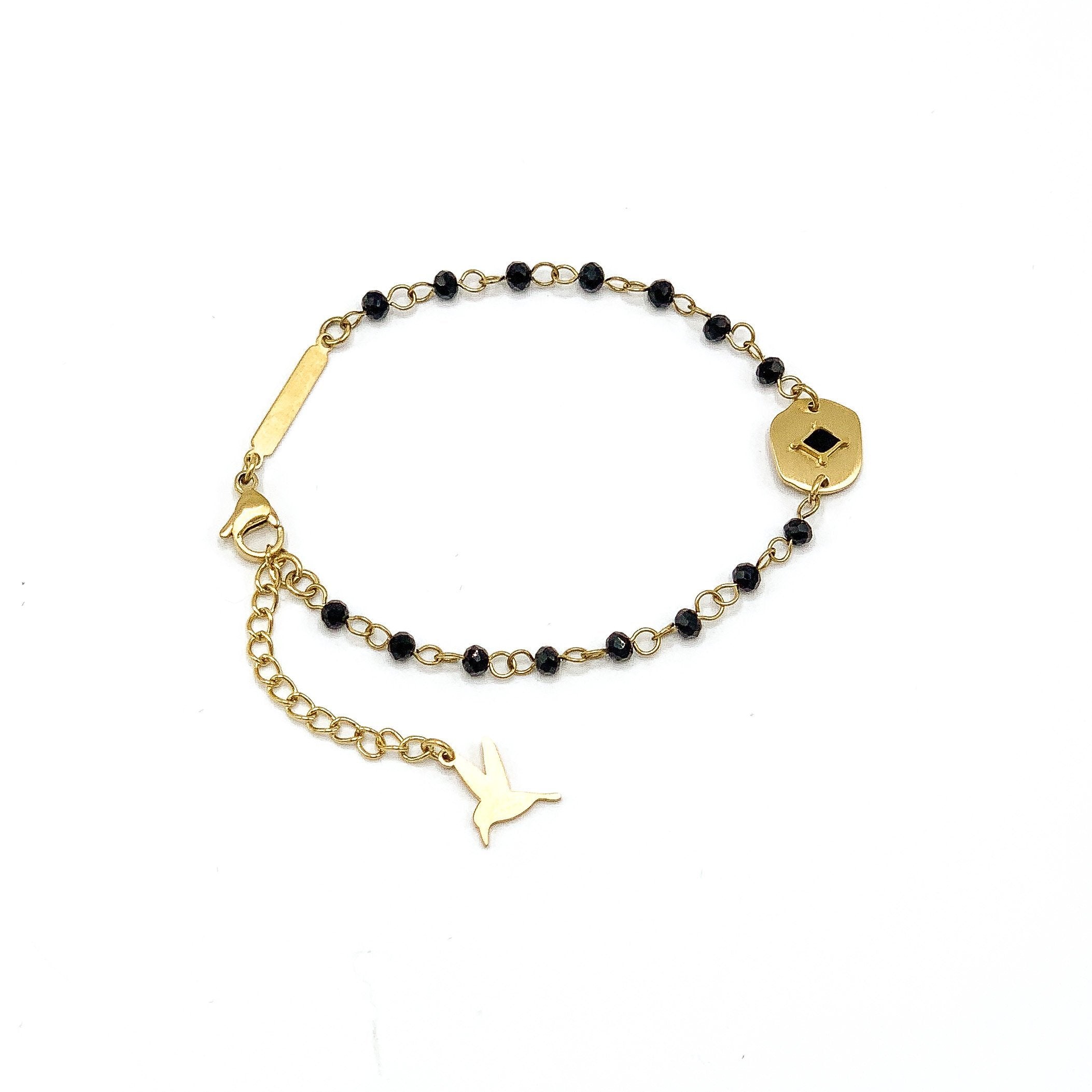Brooklyn black diamond bracelet