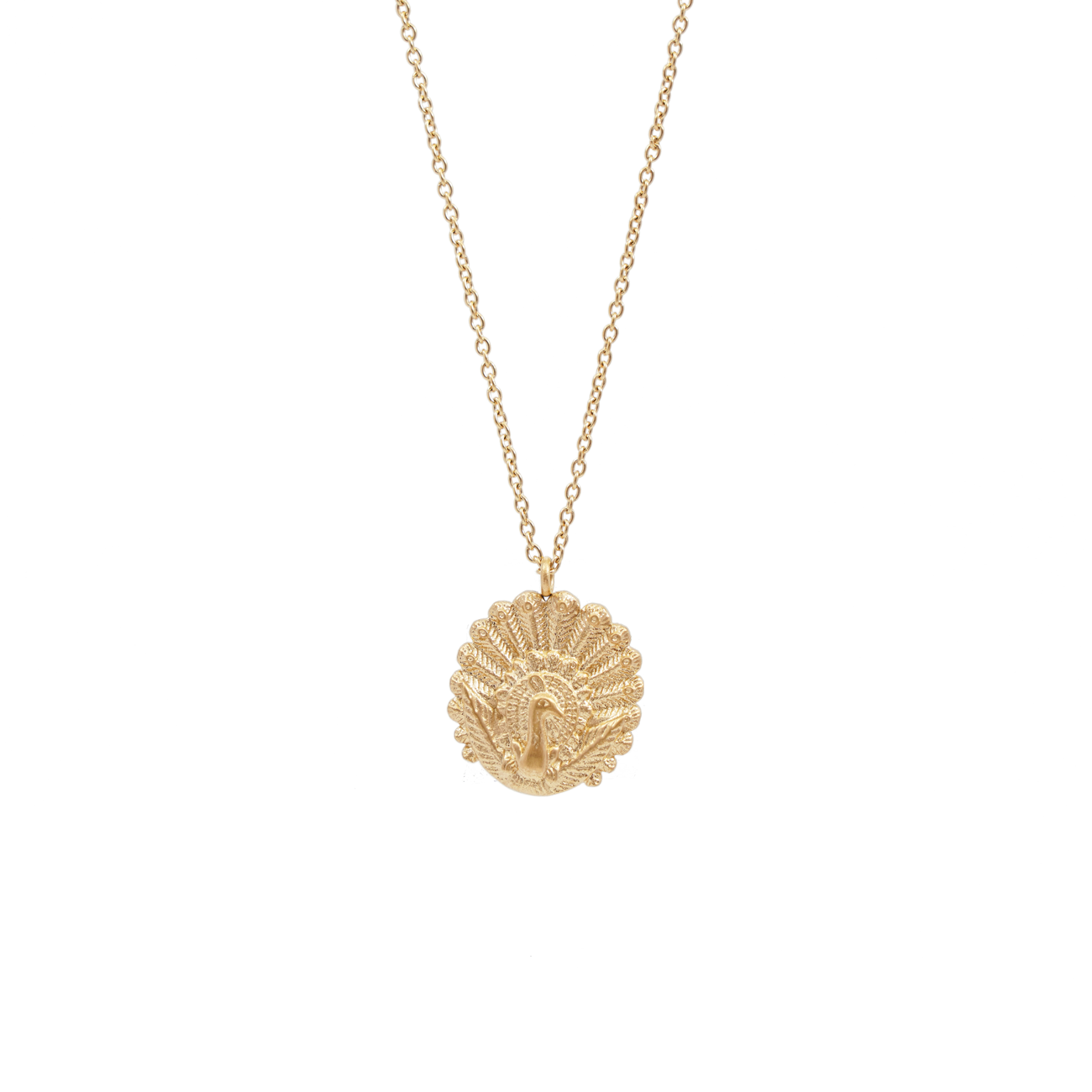 Peacock necklace
