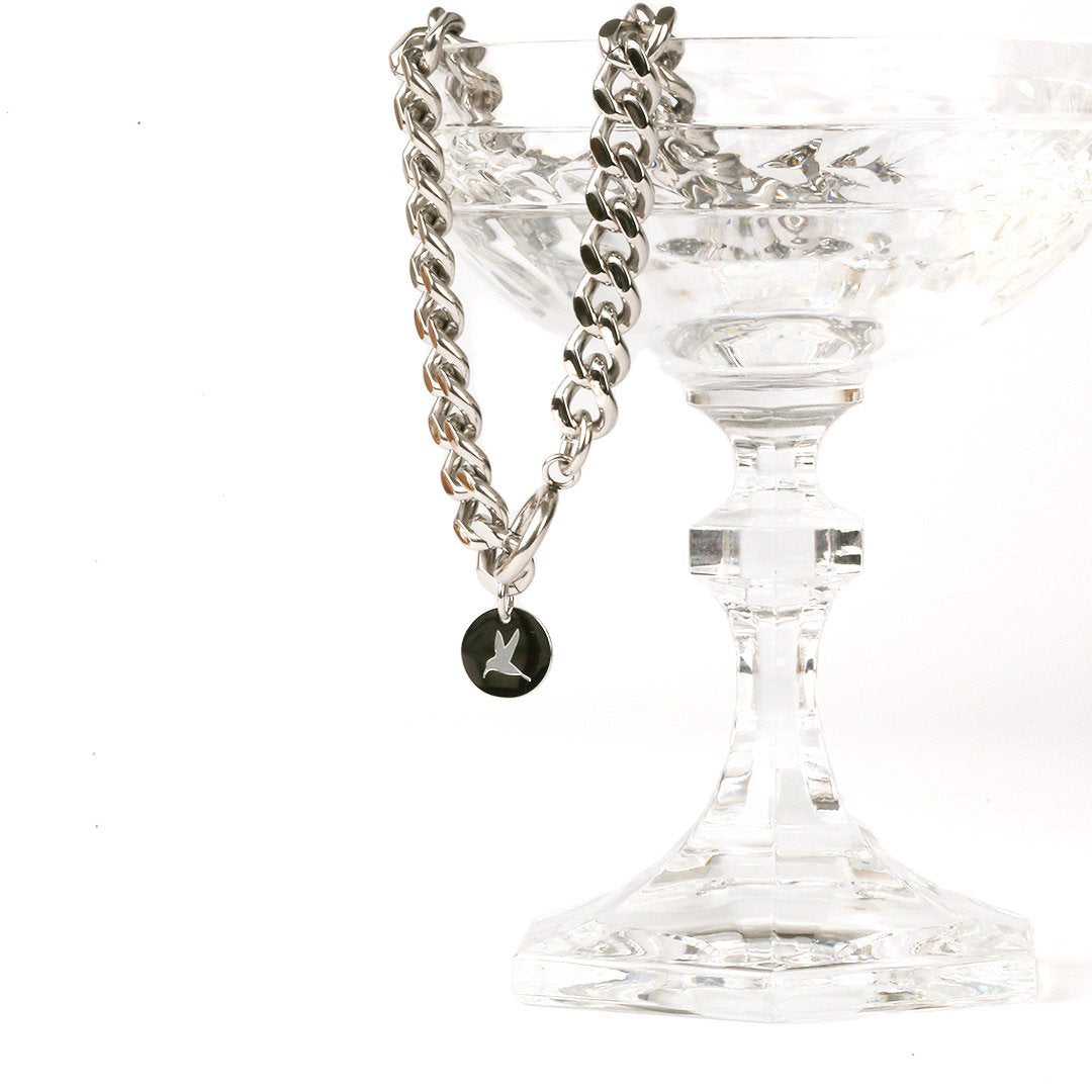 Chunky chain necklace -Silver
