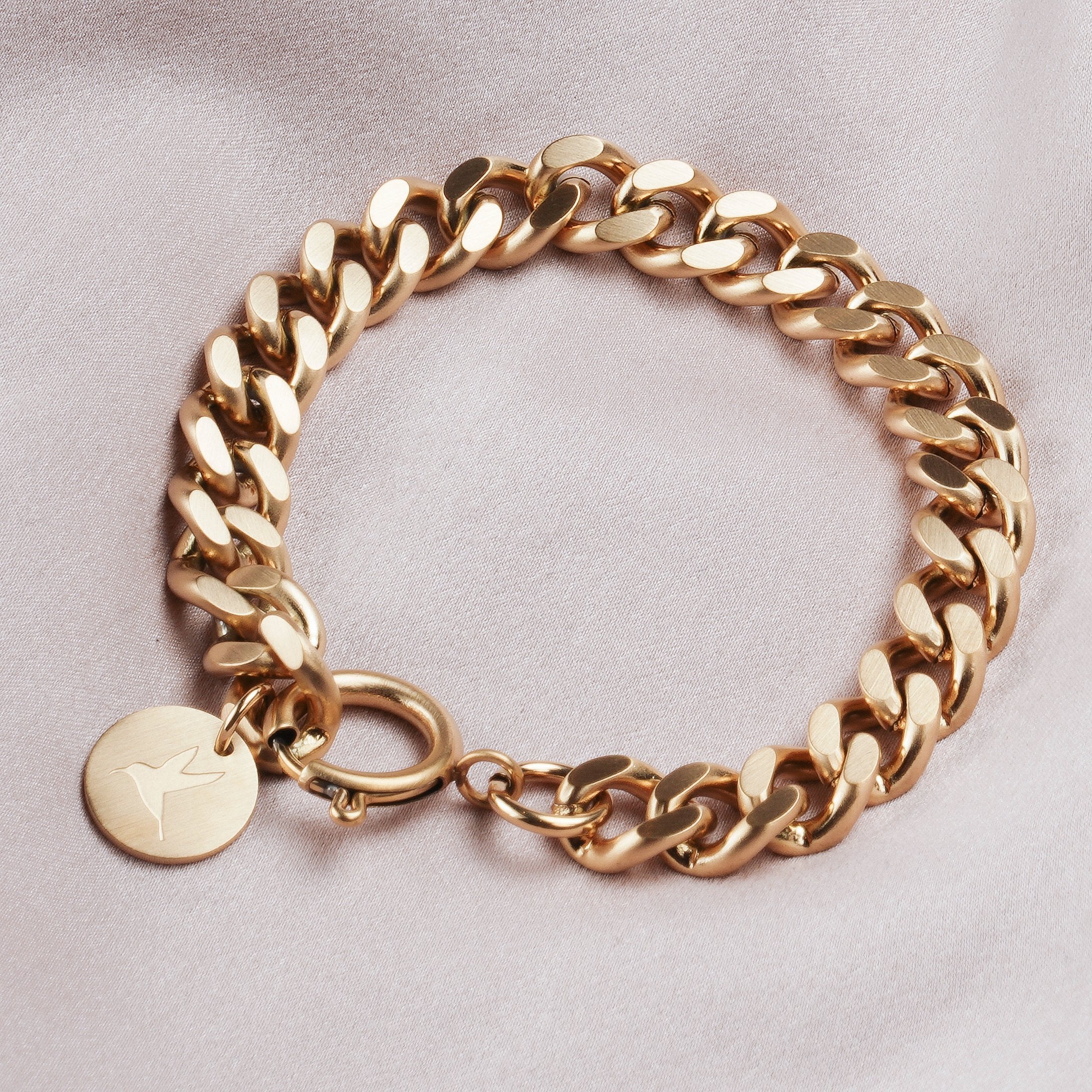 Chunky chain bracelet - Gold
