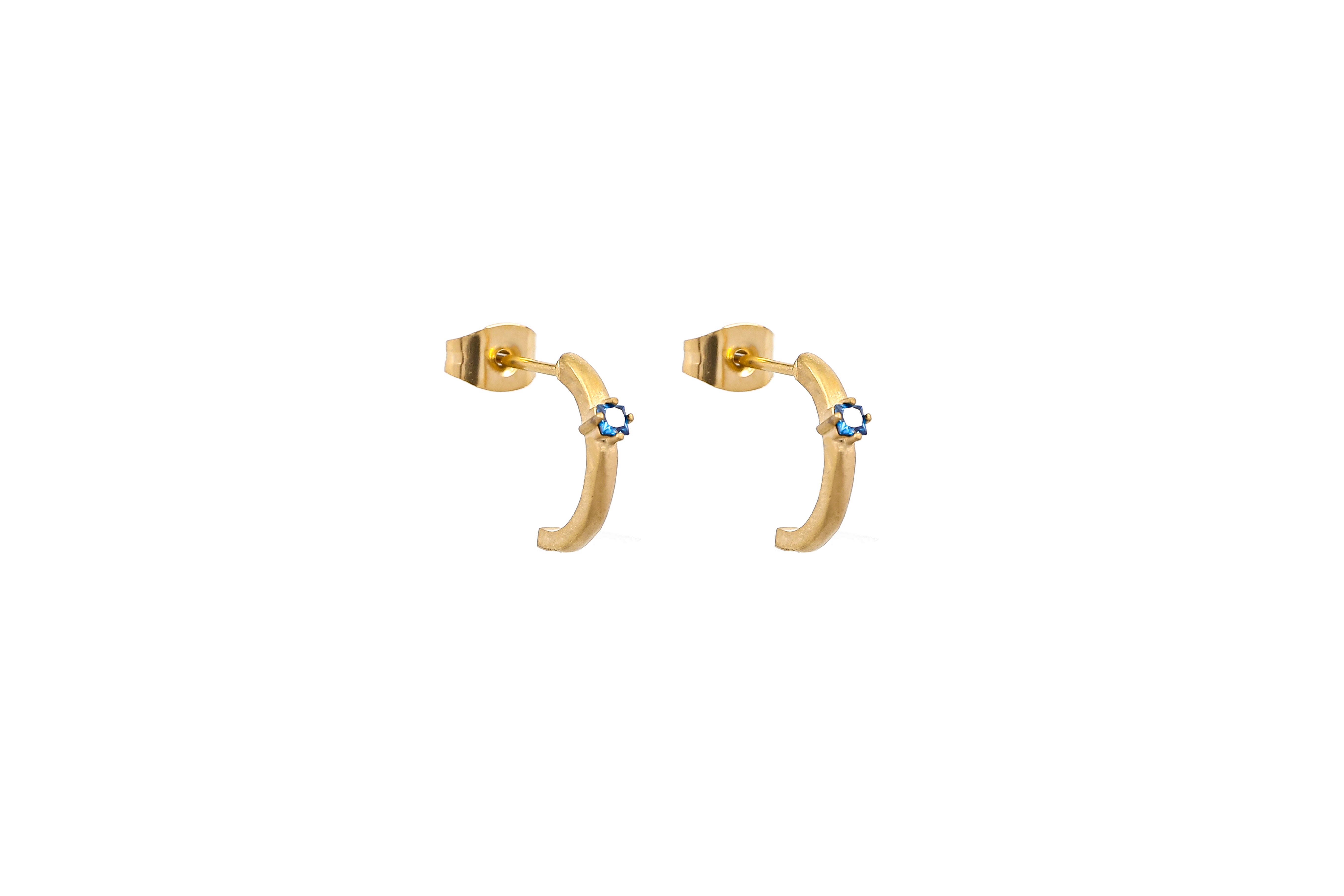 Anna stud earrings - Blue