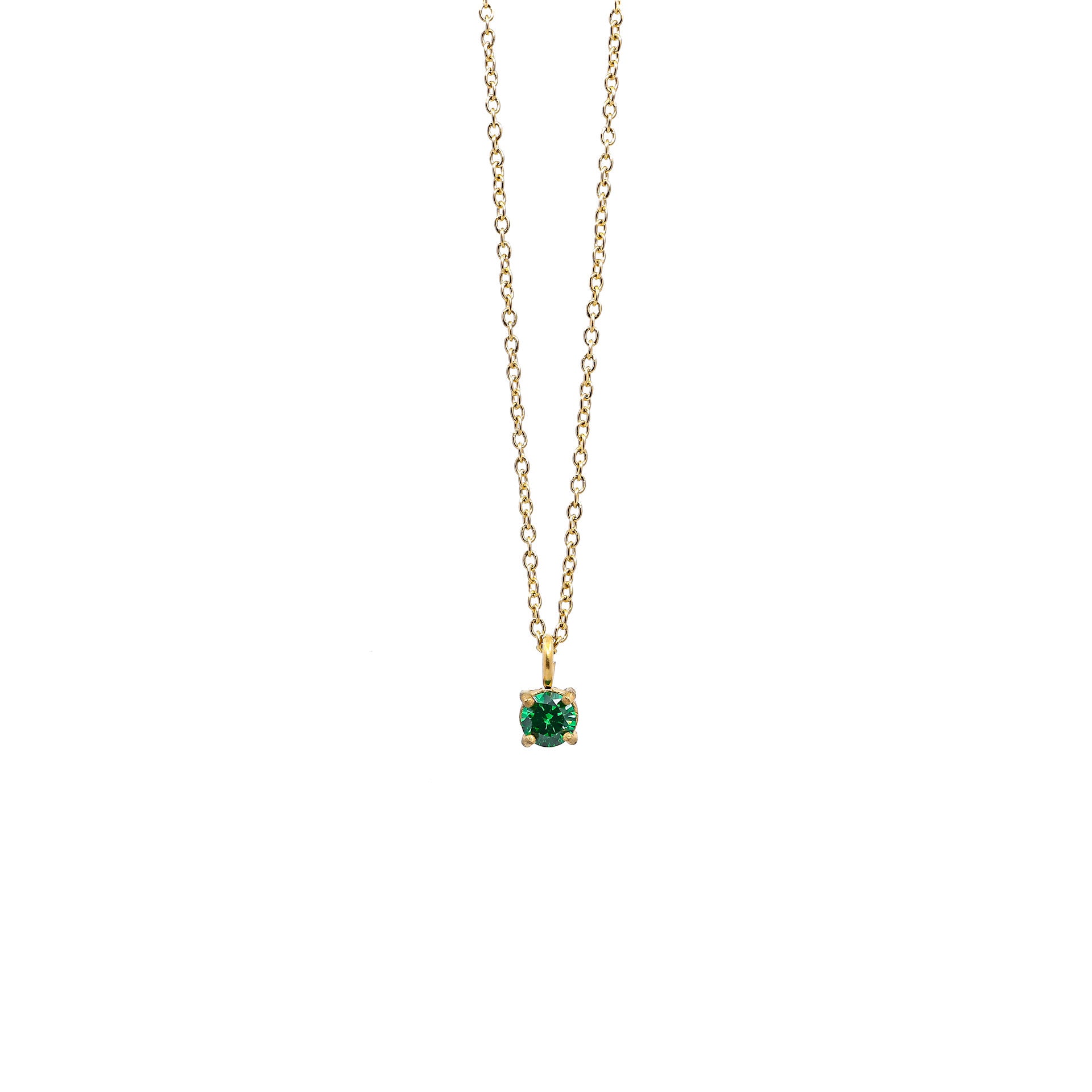 Emma necklace - Emerald green