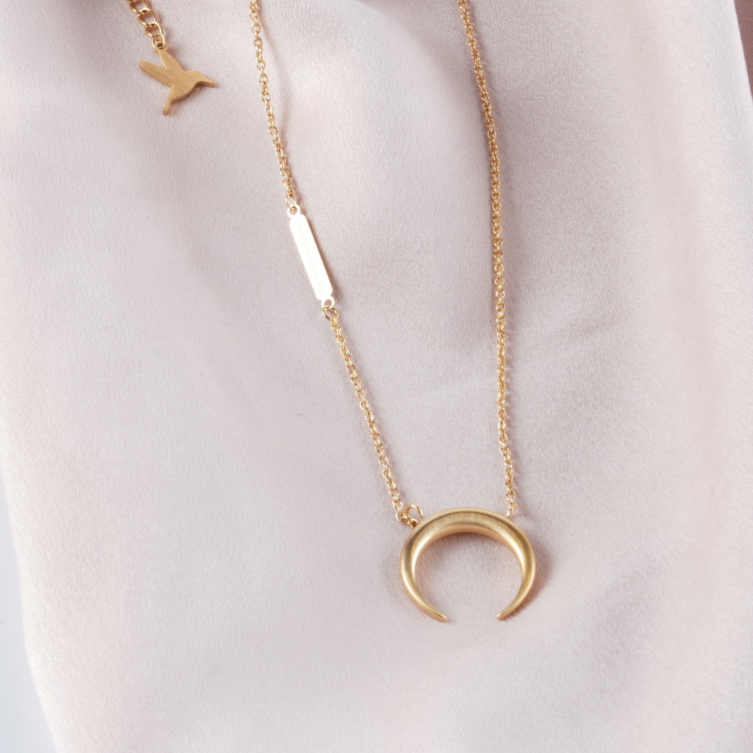 Horn necklace
