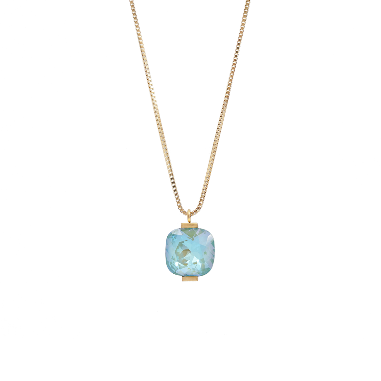 Hermione Swarovski necklace - Desert Sage