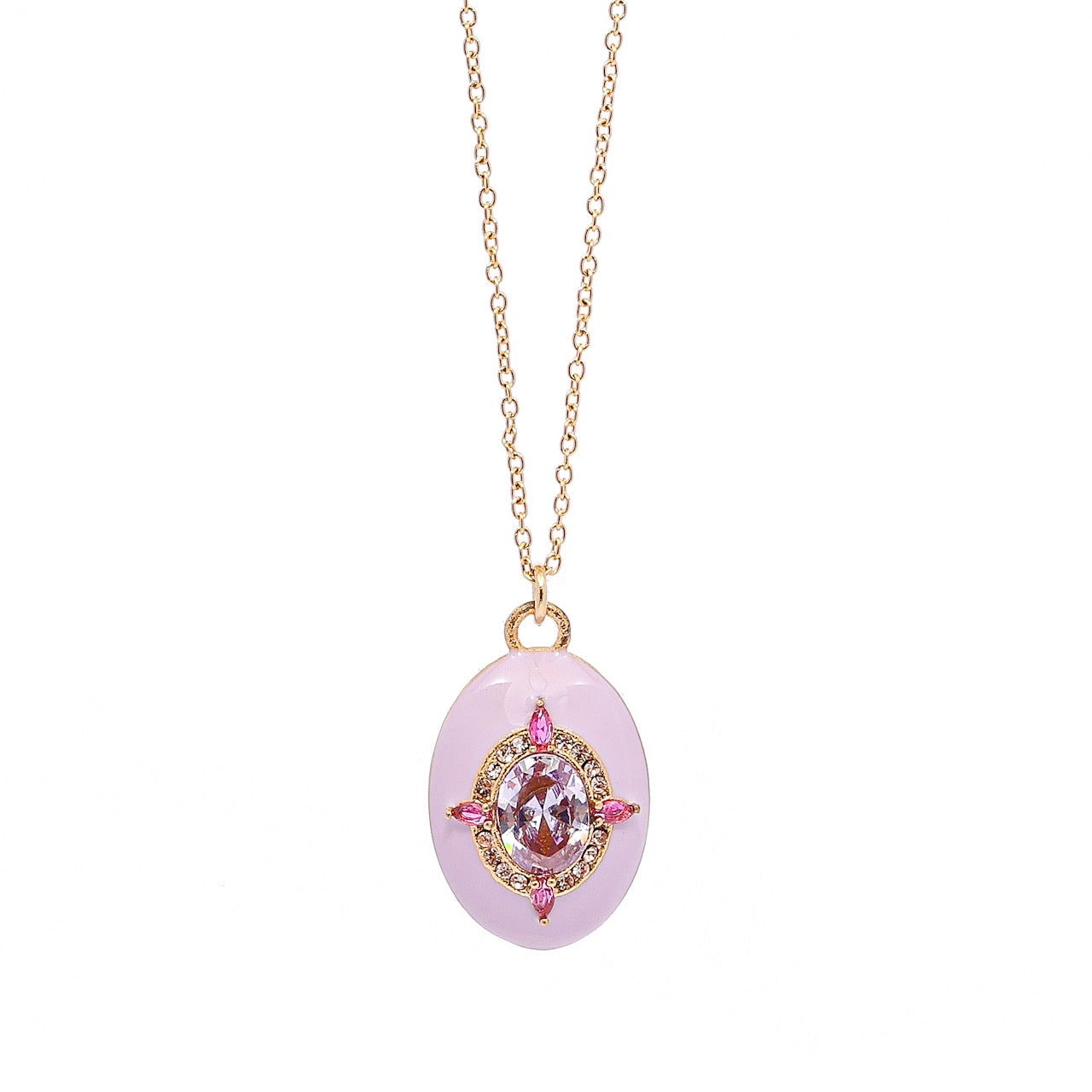 Nicoline enamel necklace