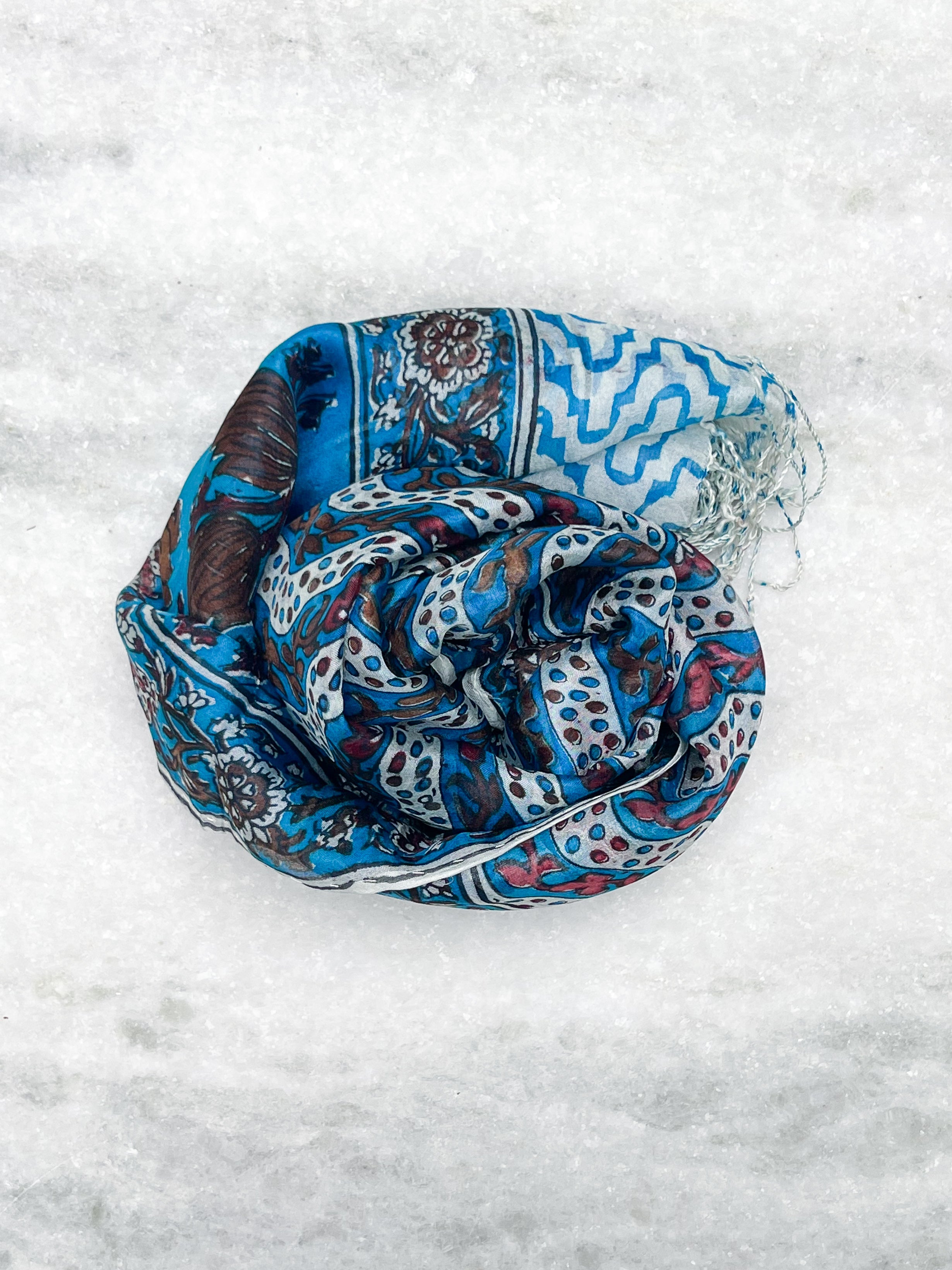 Silk scarf, Royal garden