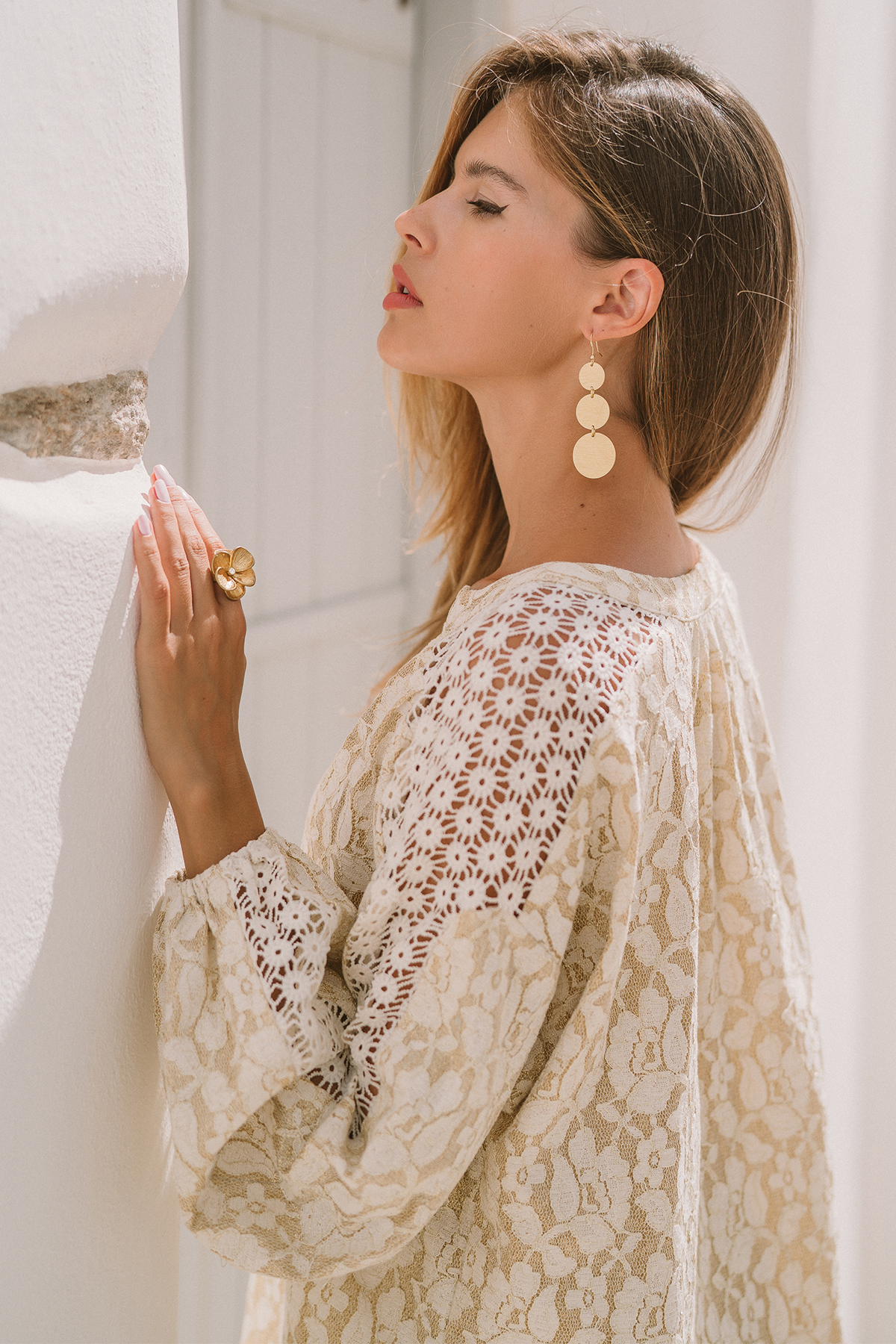 Golden flower top
