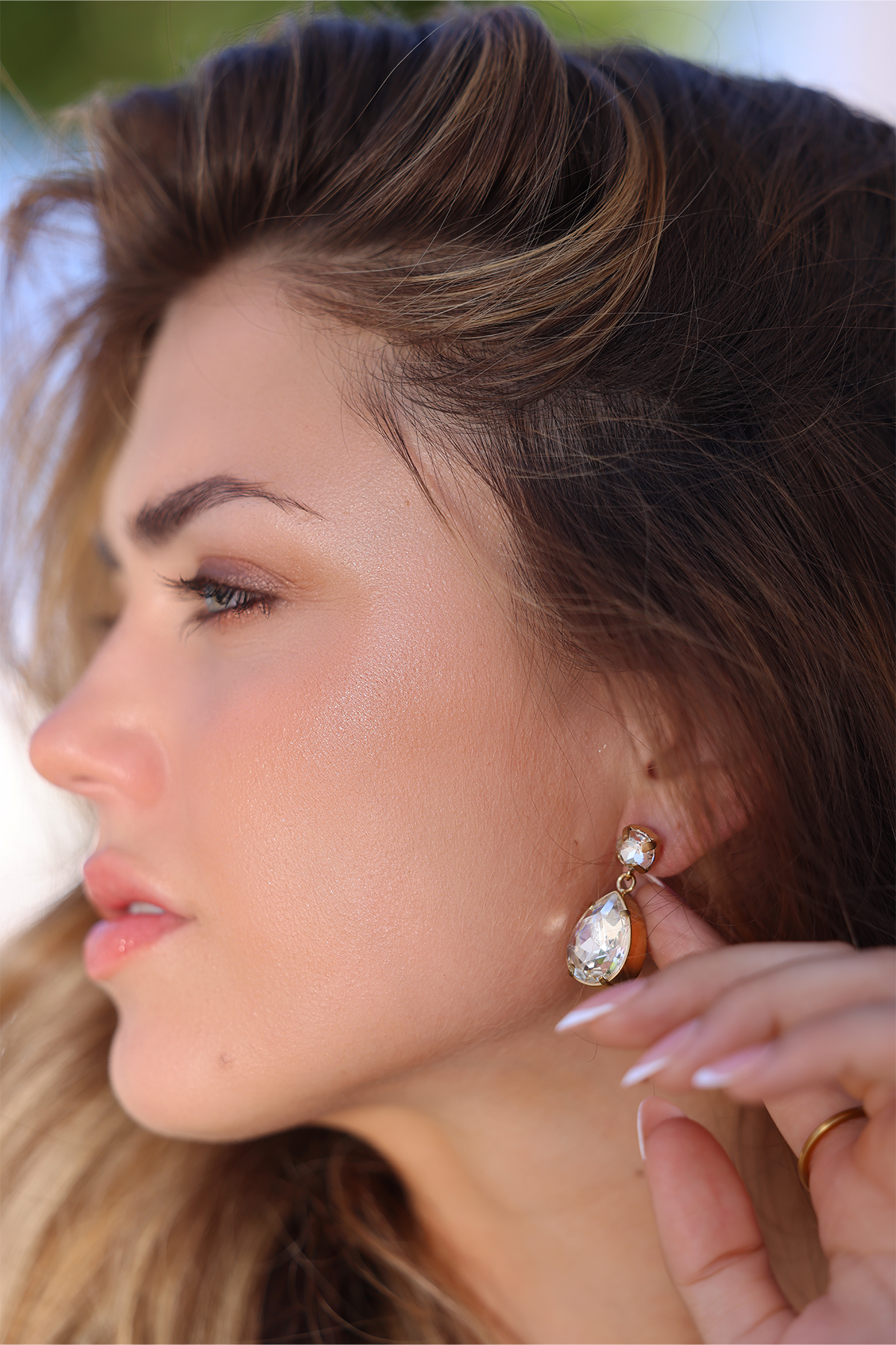 Billie Crystal earrings 