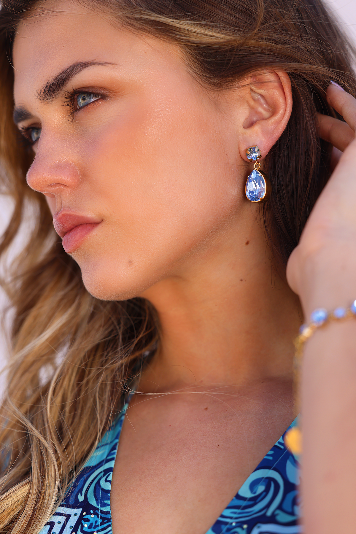 Billie Crystal earrings 