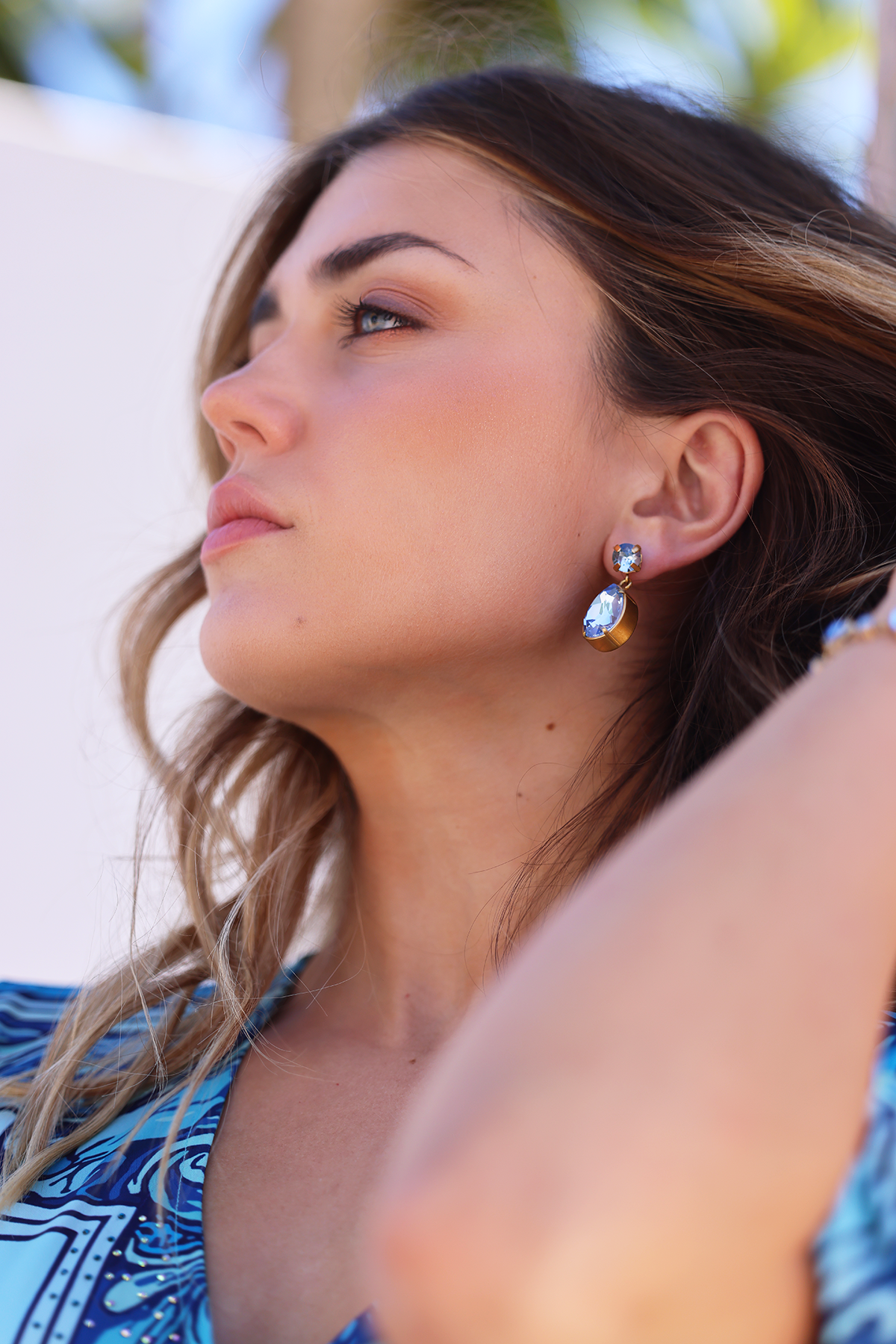 Billie Crystal earrings 