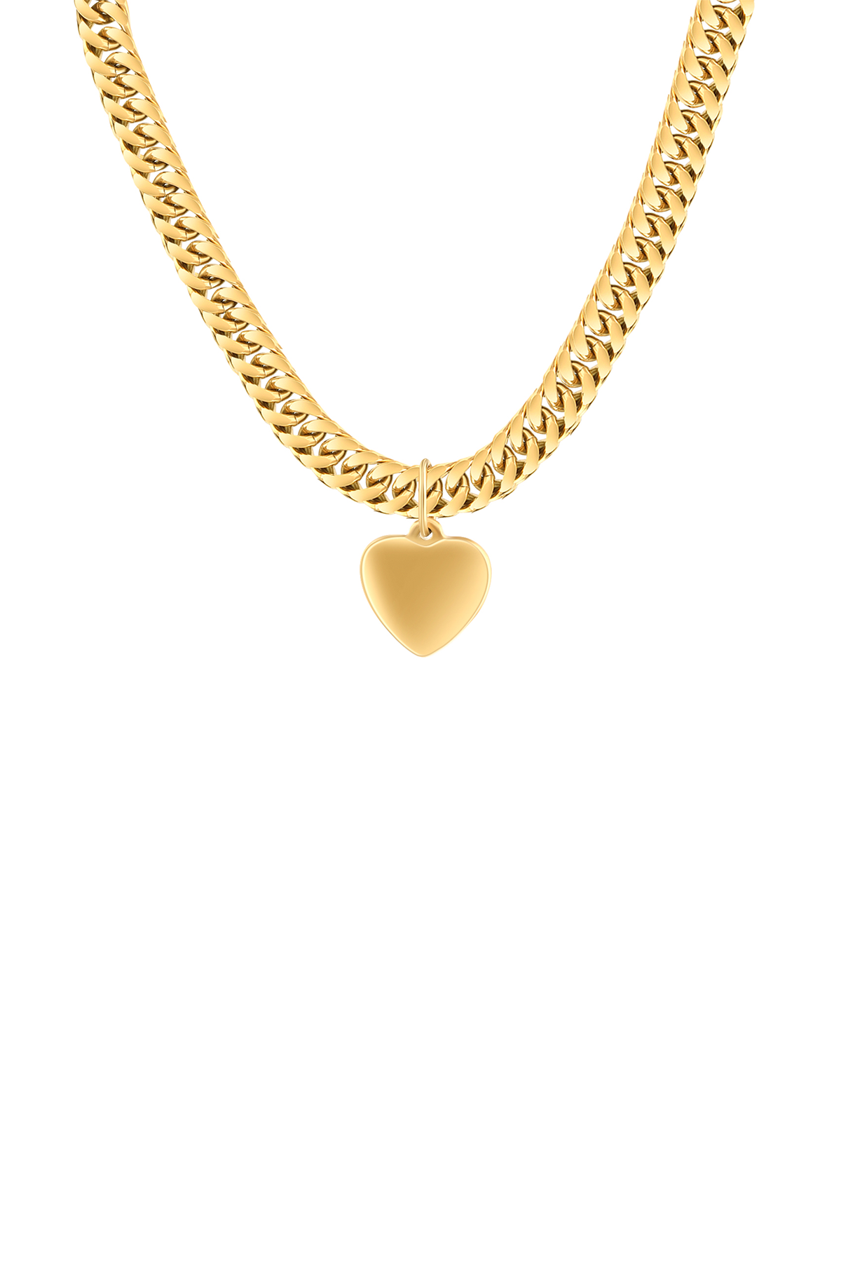 Chain heart necklace