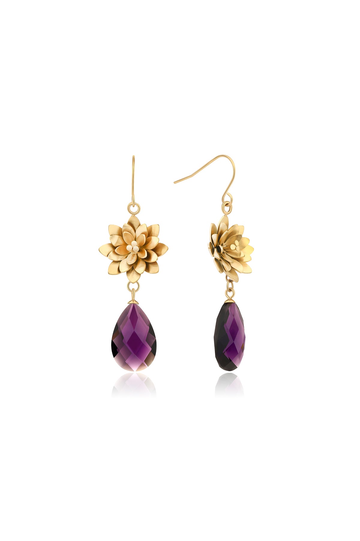 Divinia earrings - Royal purple