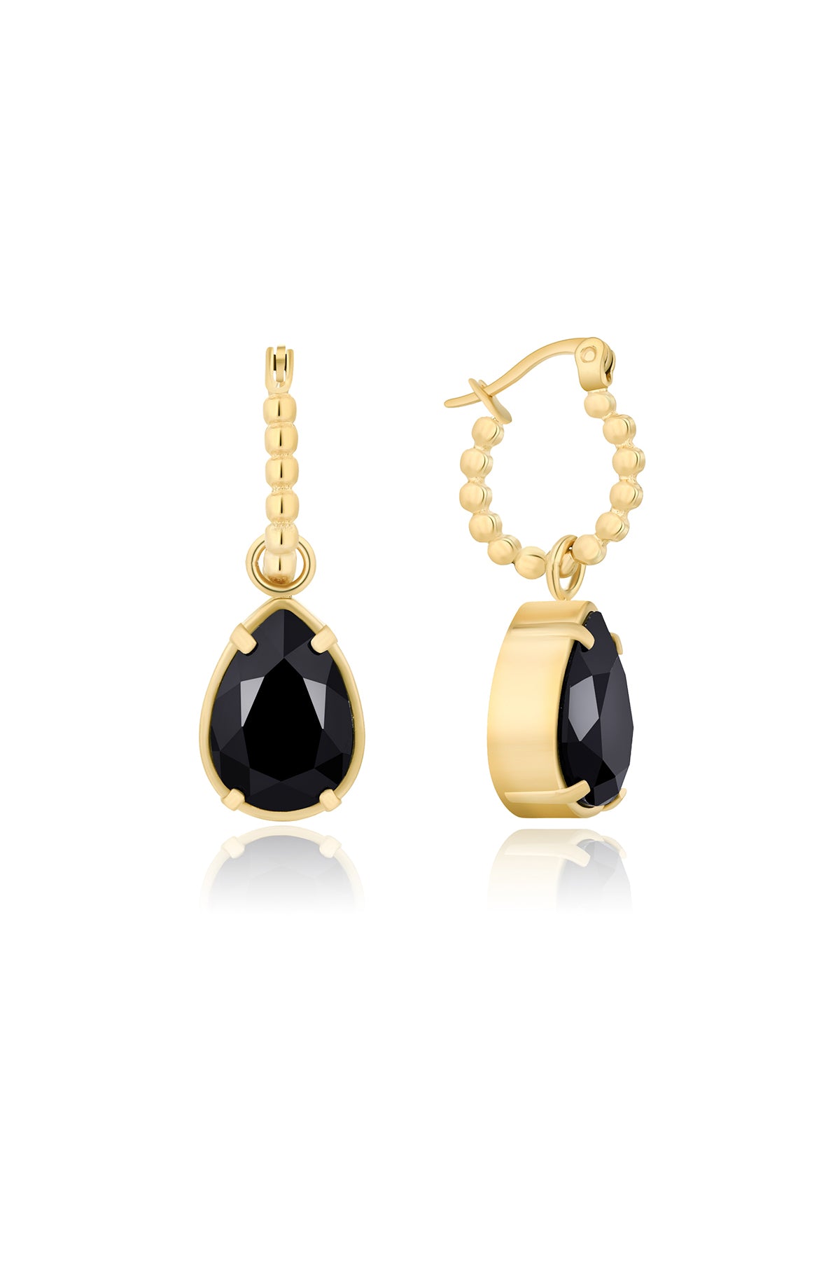 Elena Swarovski earrings - Black