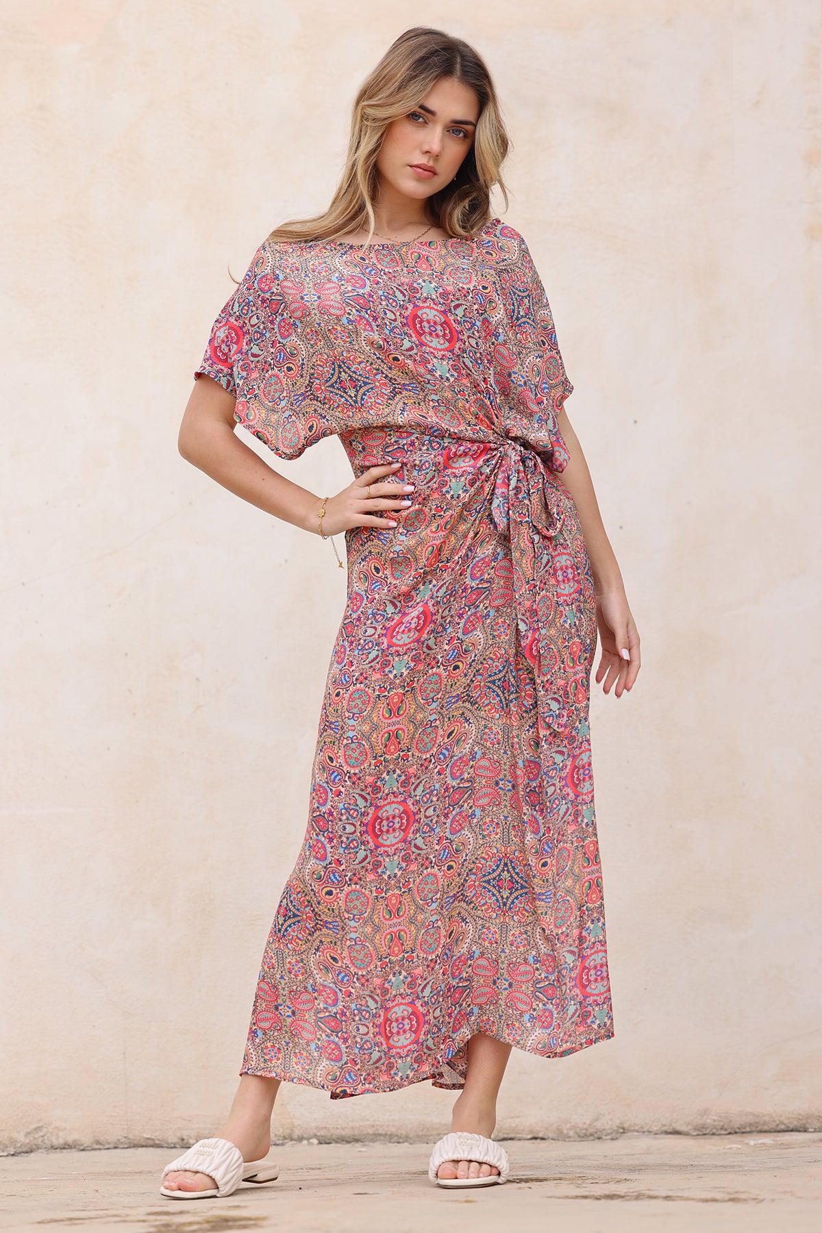 NB! PRE-ORDER Millie silk dress - Nassau