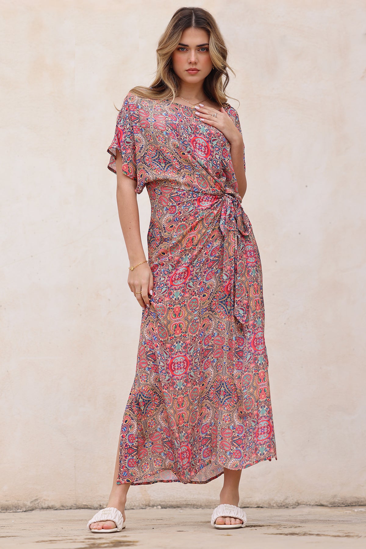 NB! PRE-ORDER Millie silk dress - Nassau