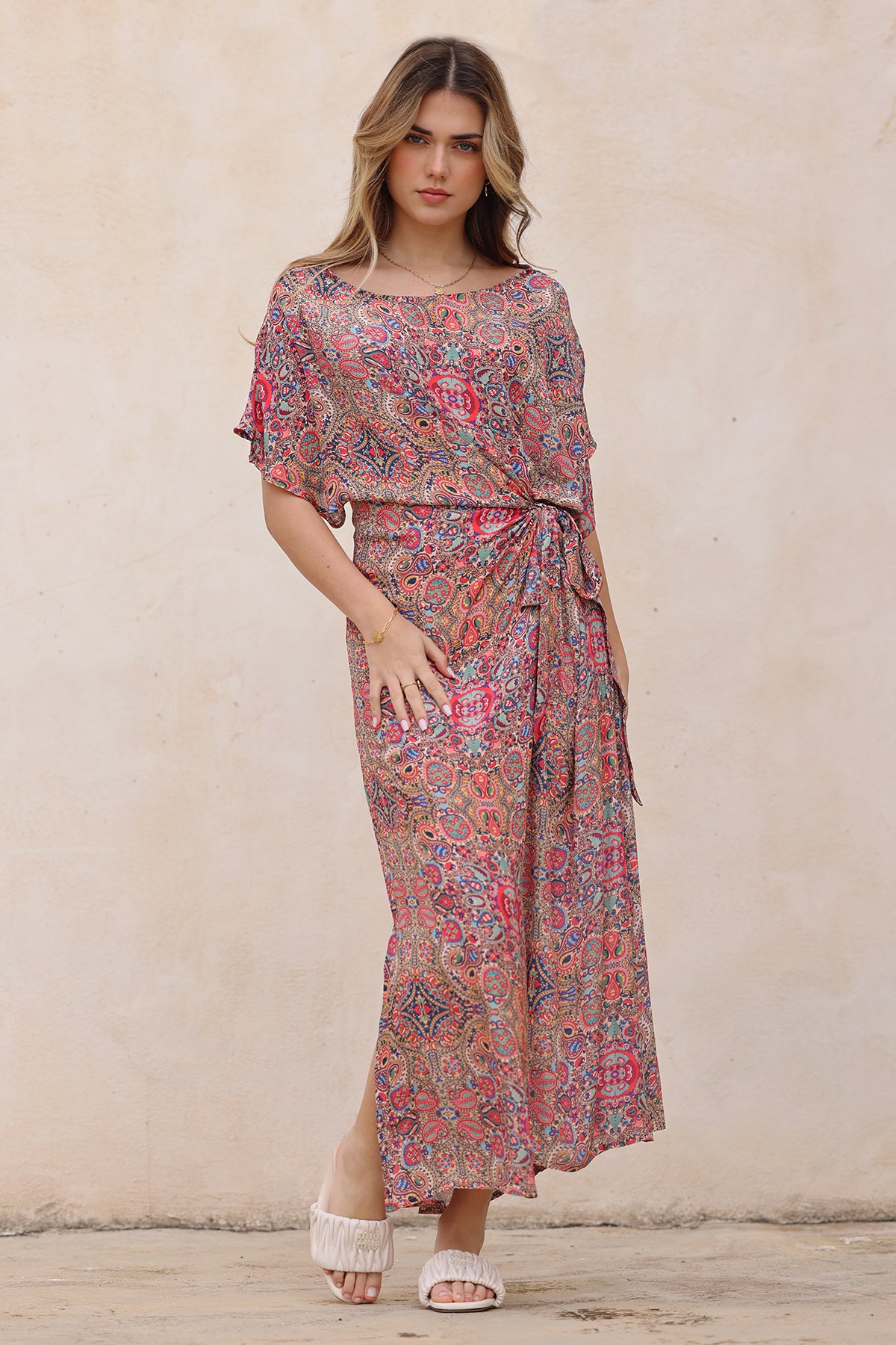 NB! PRE-ORDER Millie silk dress - Nassau